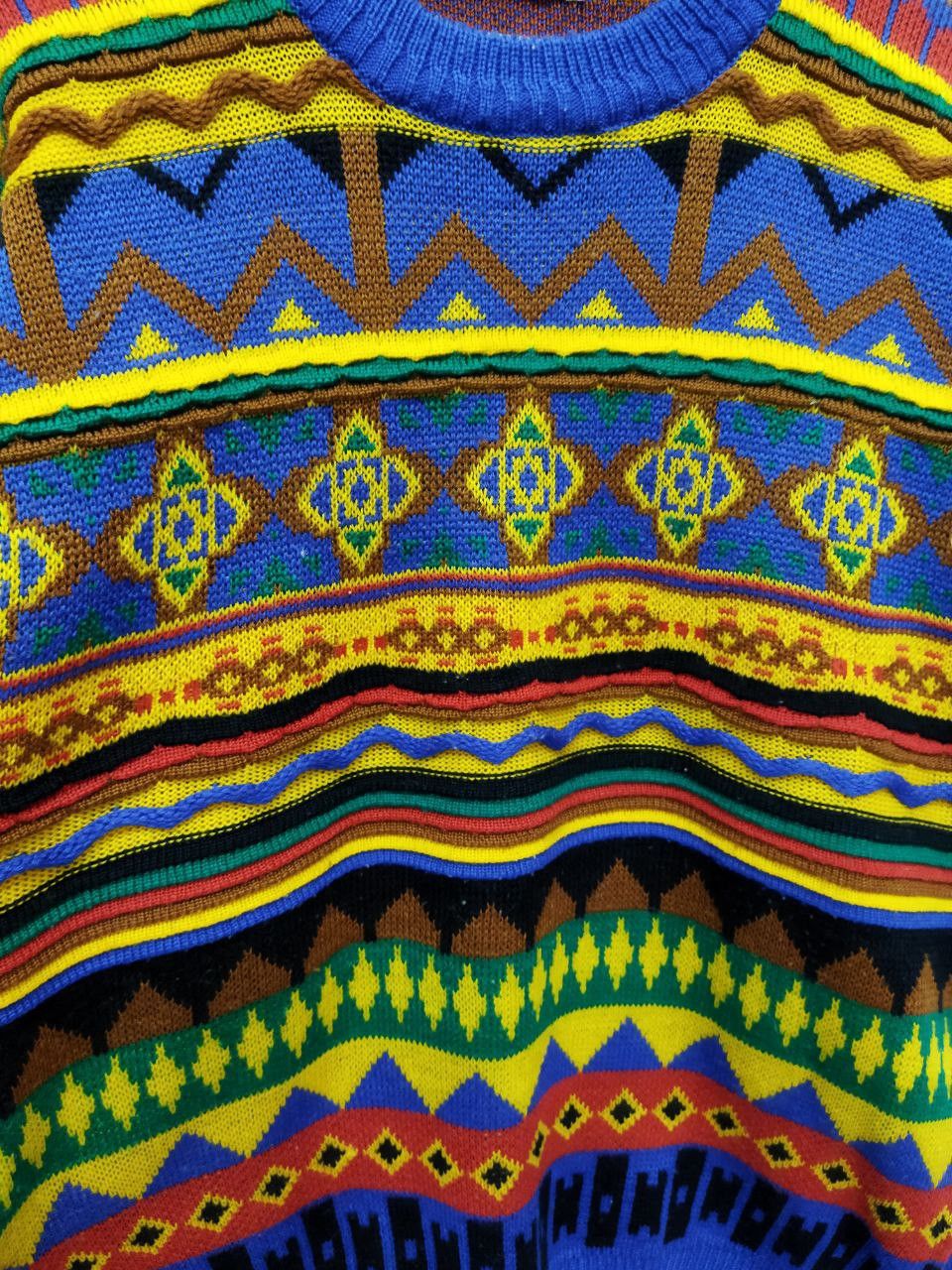 Vintage Vintage Joseph Myerchin Coogi Style Knit Sweater Size US L / EU 52-54 / 3 - 3 Thumbnail