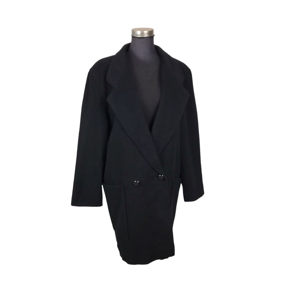 Yohji Yamamoto Vintage Yohji Yamamoto WXYZ Women Shawl Collar Wool Coat Size L / US 10 / IT 46 - 2 Thumbnail