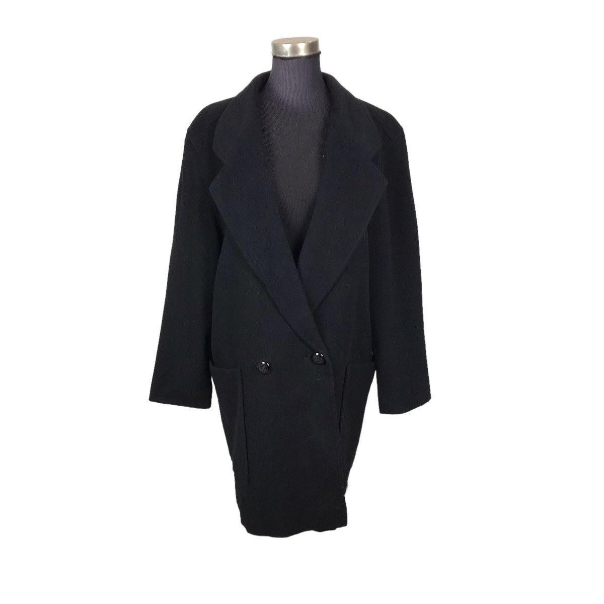 Yohji Yamamoto Vintage Yohji Yamamoto WXYZ Women Shawl Collar Wool Coat Size L / US 10 / IT 46 - 1 Thumbnail