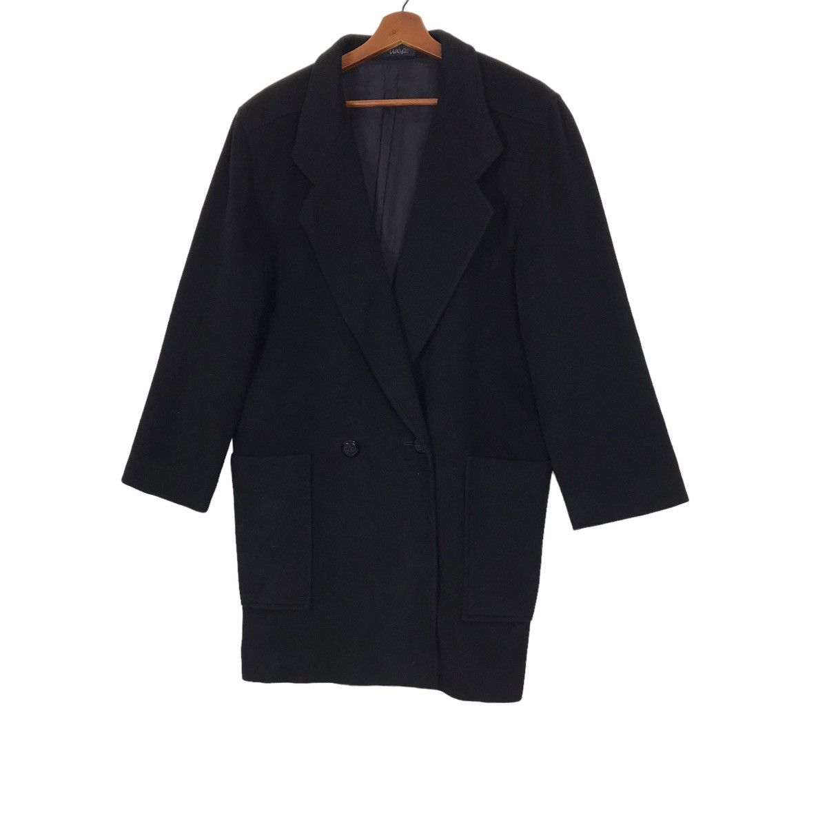 Yohji Yamamoto Vintage Yohji Yamamoto WXYZ Women Shawl Collar Wool Coat Size L / US 10 / IT 46 - 3 Thumbnail