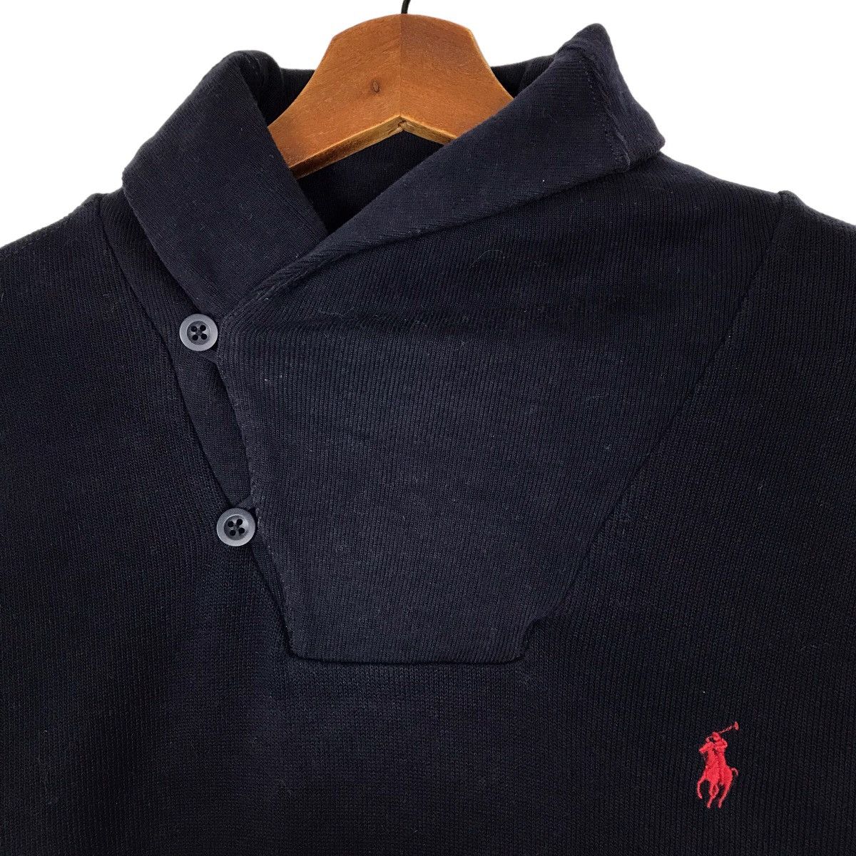 Polo Ralph Lauren × Ralph Lauren × Vintage Vintage Polo Ralph Lauren Sweatshirt Dark Blue Size Large Size US L / EU 52-54 / 3 - 4 Thumbnail