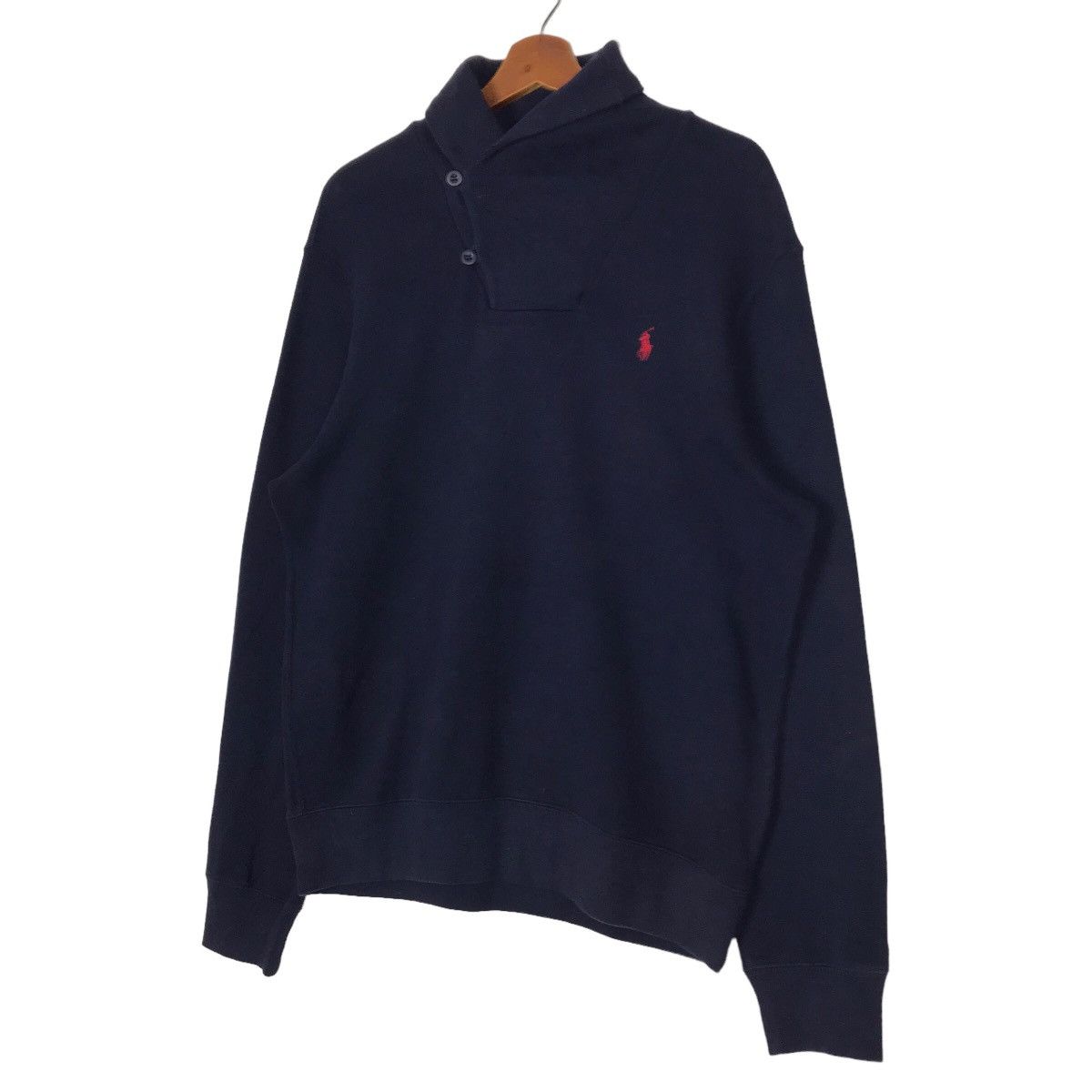 Polo Ralph Lauren × Ralph Lauren × Vintage Vintage Polo Ralph Lauren Sweatshirt Dark Blue Size Large Size US L / EU 52-54 / 3 - 5 Thumbnail