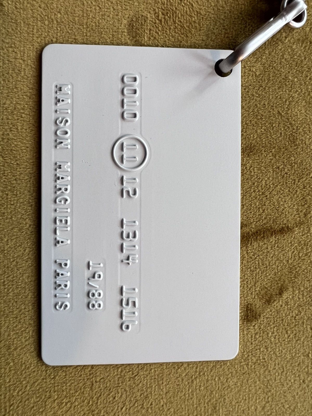 Maison Margiela Line 11 Margiela brass ‘credit card’ keyring/keychain, Italy Size ONE SIZE - 3 Thumbnail