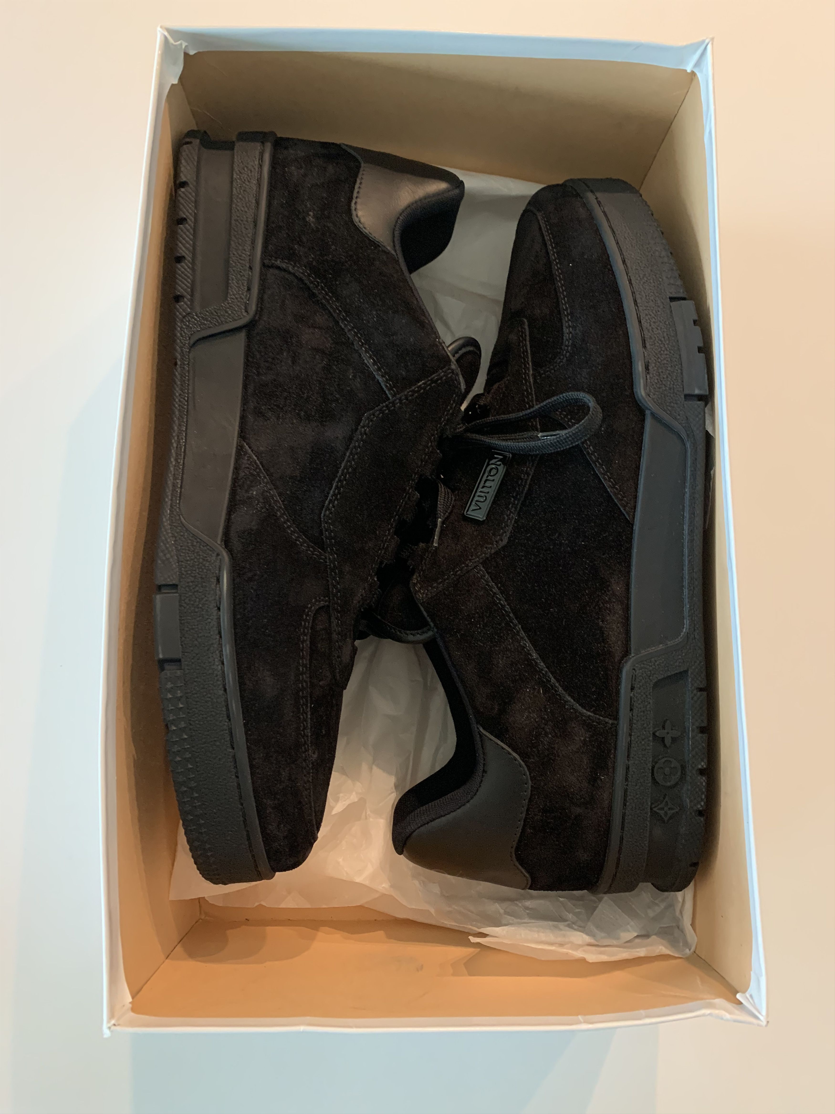 image of Louis Vuitton Trainers Shoes in Black, Men's (Size 11)