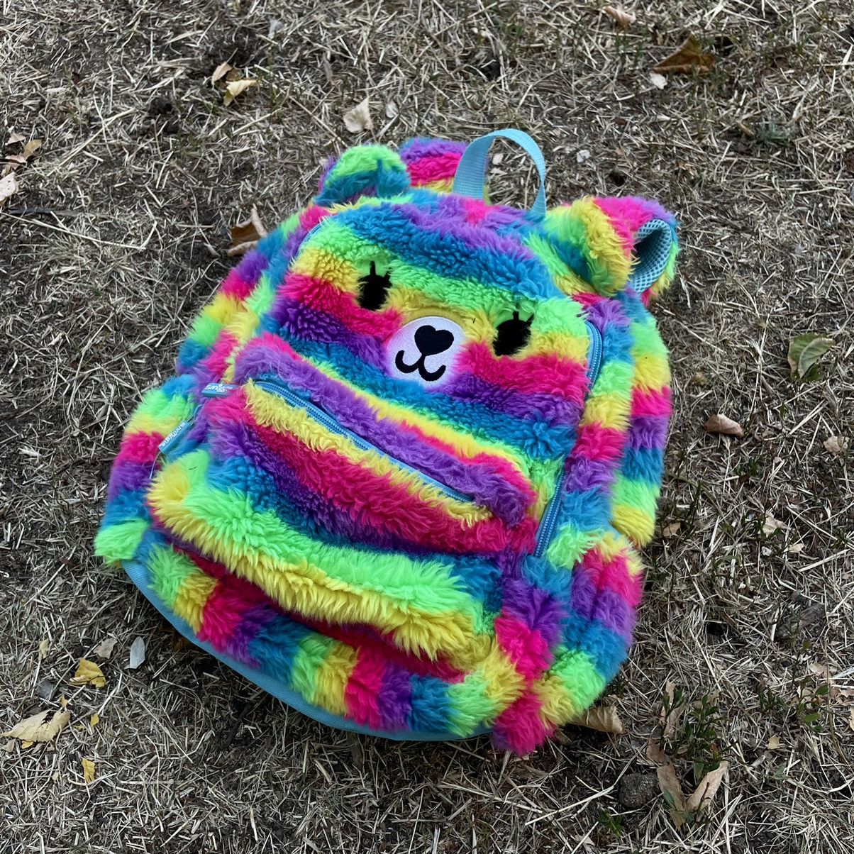 Vintage Vintage 90s Japanese Fuzzy Teddy Bear Plush Toy Keychain OS Size ONE SIZE - 3 Thumbnail