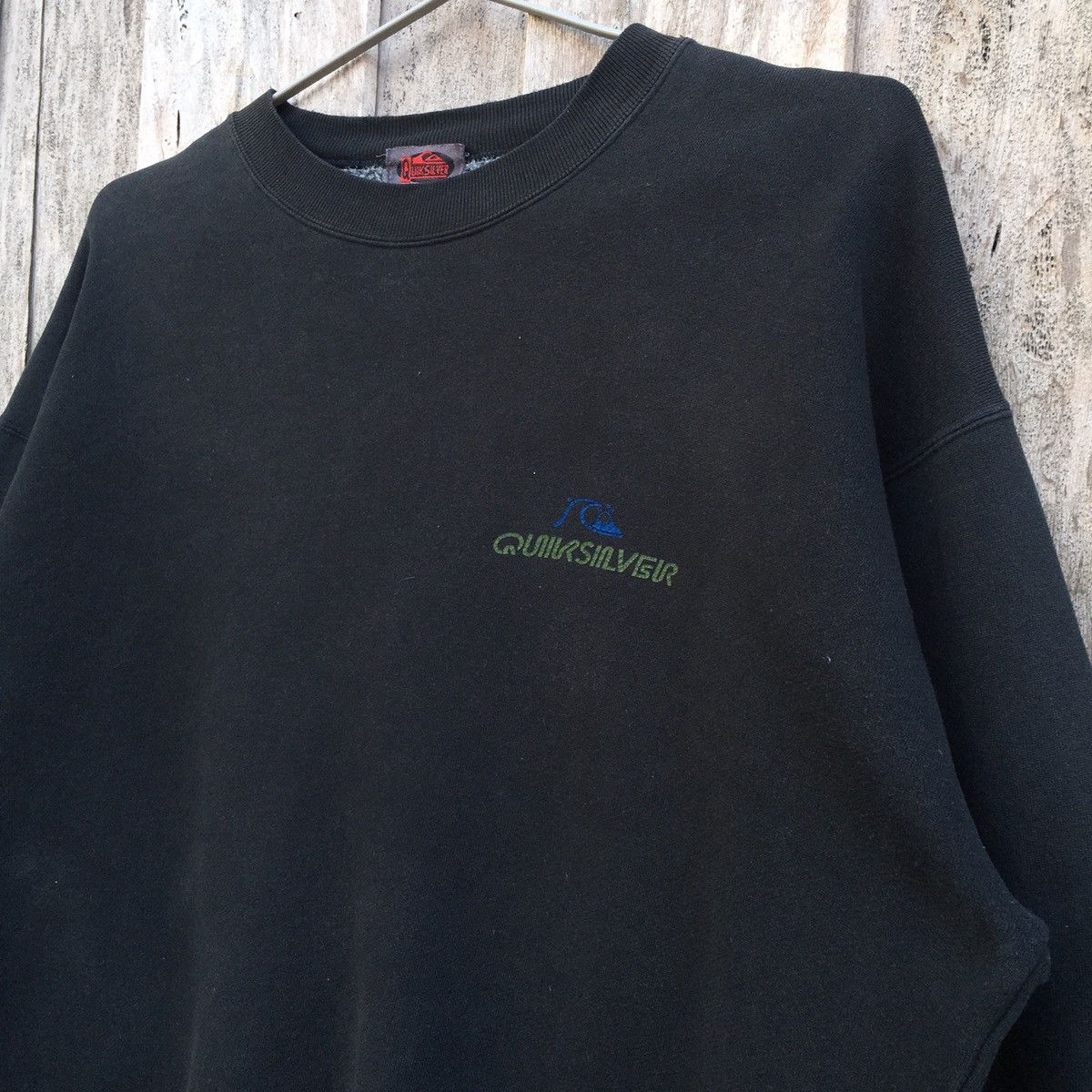 Quiksilver × Vintage Vintage Quiksilver Crewneck Sweatshirt Big Logo Size US L / EU 52-54 / 3 - 3 Thumbnail