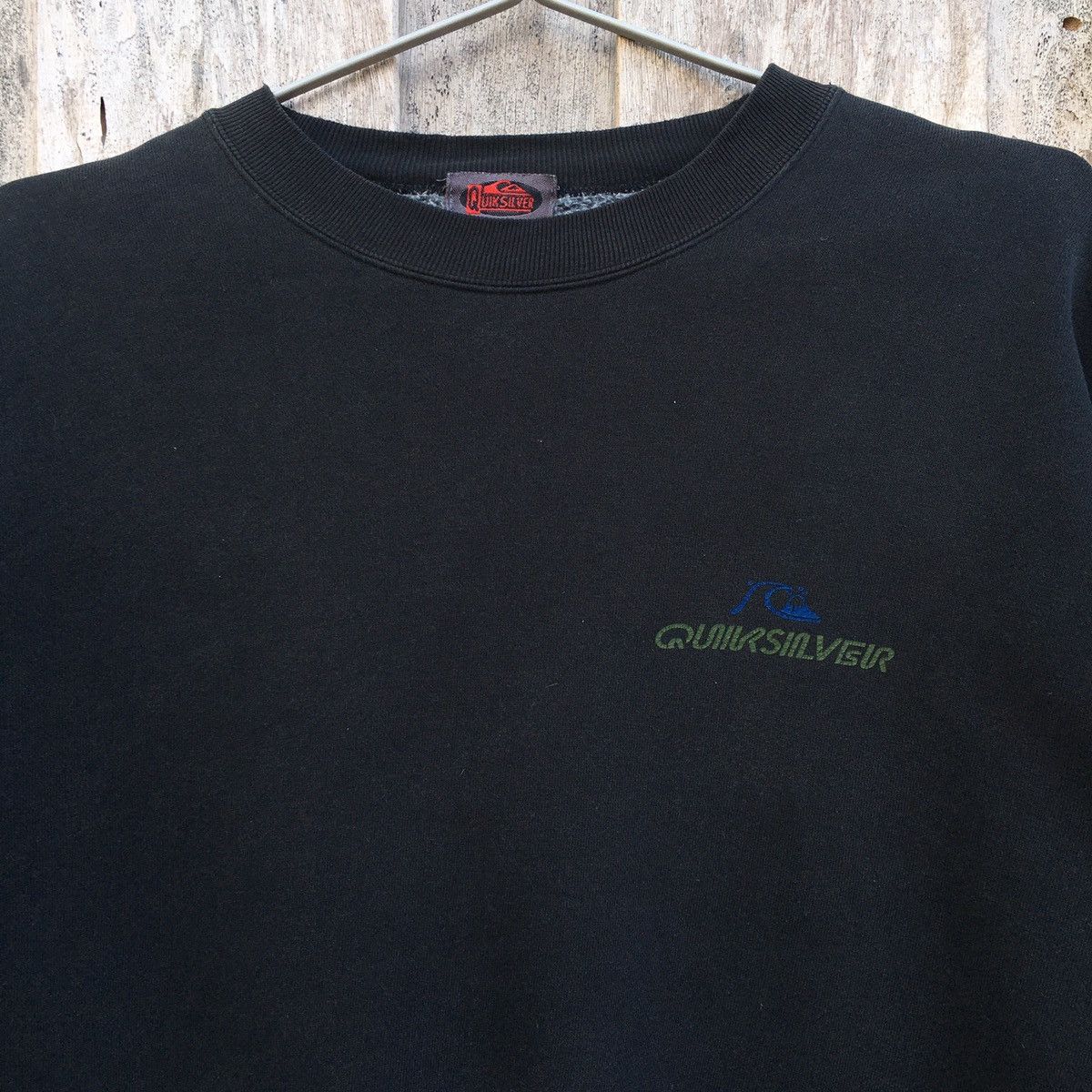 Quiksilver × Vintage Vintage Quiksilver Crewneck Sweatshirt Big Logo Size US L / EU 52-54 / 3 - 2 Thumbnail