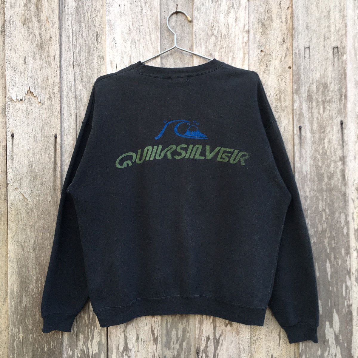 Quiksilver × Vintage Vintage Quiksilver Crewneck Sweatshirt Big Logo Size US L / EU 52-54 / 3 - 1 Thumbnail