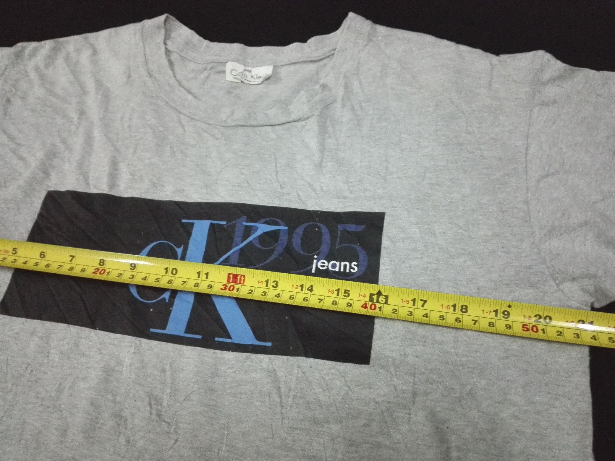 Calvin Klein VINTAGE 90s CK CALVIN KLEIN JEANS Tee Size US M / EU 48-50 / 2 - 5 Thumbnail
