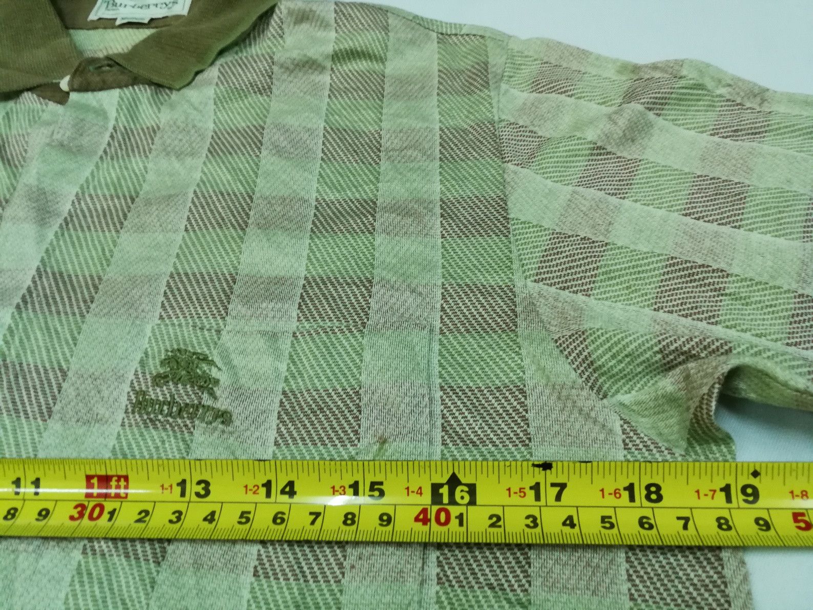 Burberry Vintage Burberry Burberrys Classic Casual Polo Checked Size US M / EU 48-50 / 2 - 6 Thumbnail