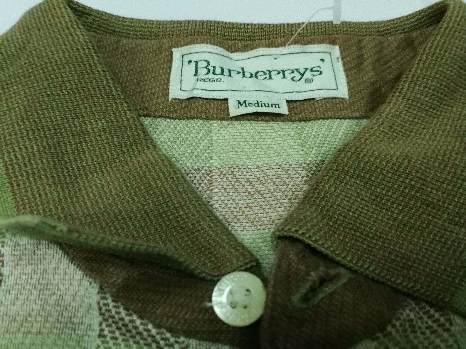 Burberry Vintage Burberry Burberrys Classic Casual Polo Checked Size US M / EU 48-50 / 2 - 5 Thumbnail
