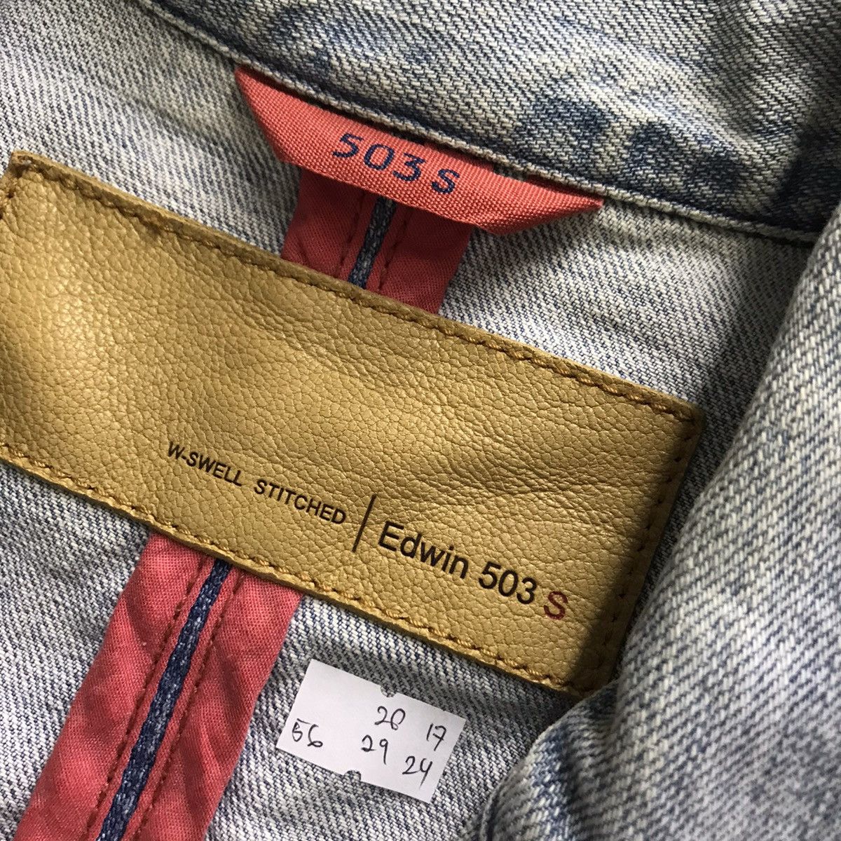 Edwin DENIM🔥VINTAGE EDWIN FADED DENIM BUTTON JACKET Size US M / EU 48-50 / 2 - 9 Thumbnail