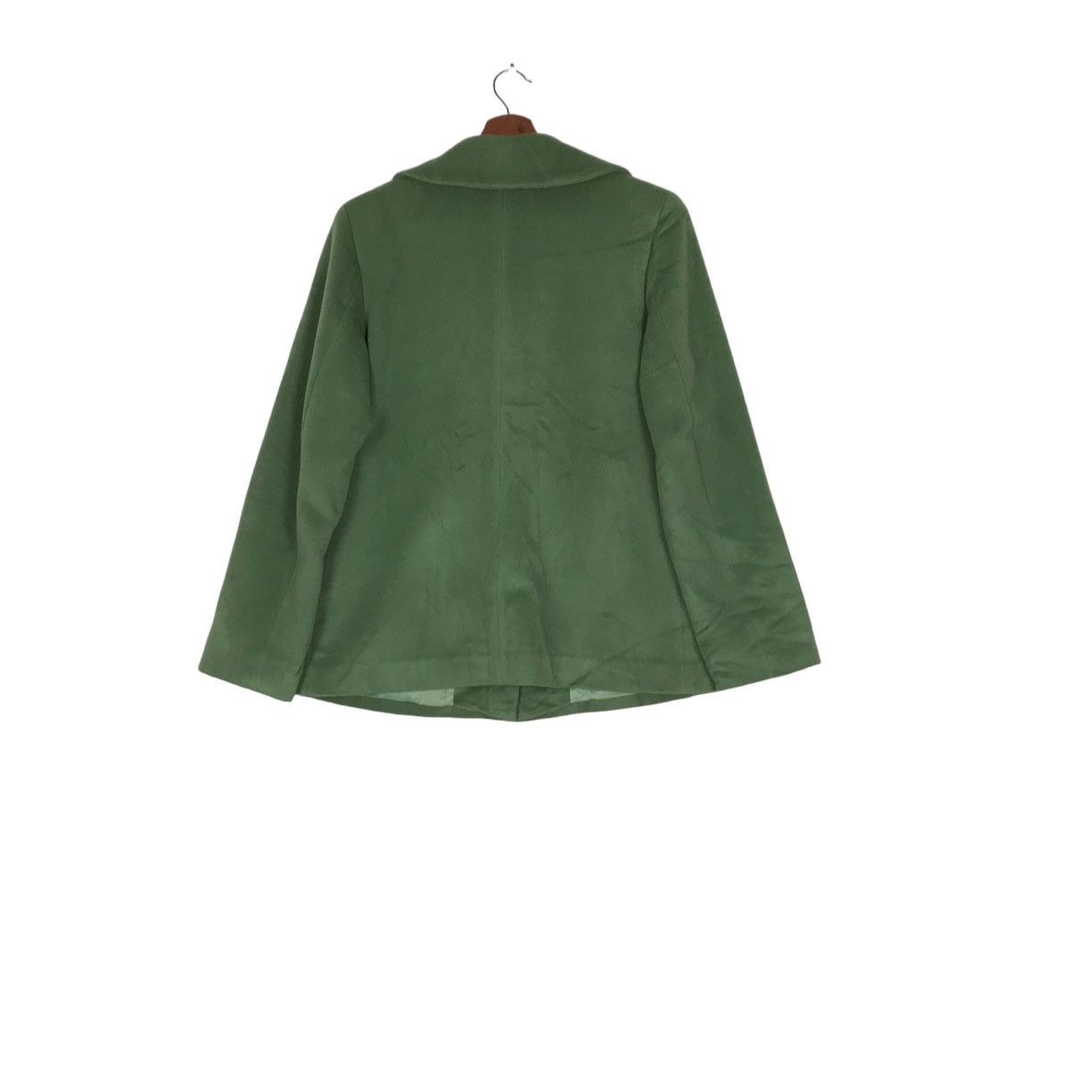 agnes b. Vintage Agnes B. Paris Green Wool Jacket Made In Japan Size M / US 6-8 / IT 42-44 - 12 Thumbnail