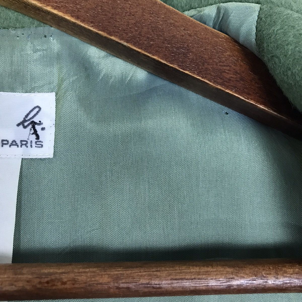 agnes b. Vintage Agnes B. Paris Green Wool Jacket Made In Japan Size M / US 6-8 / IT 42-44 - 10 Thumbnail
