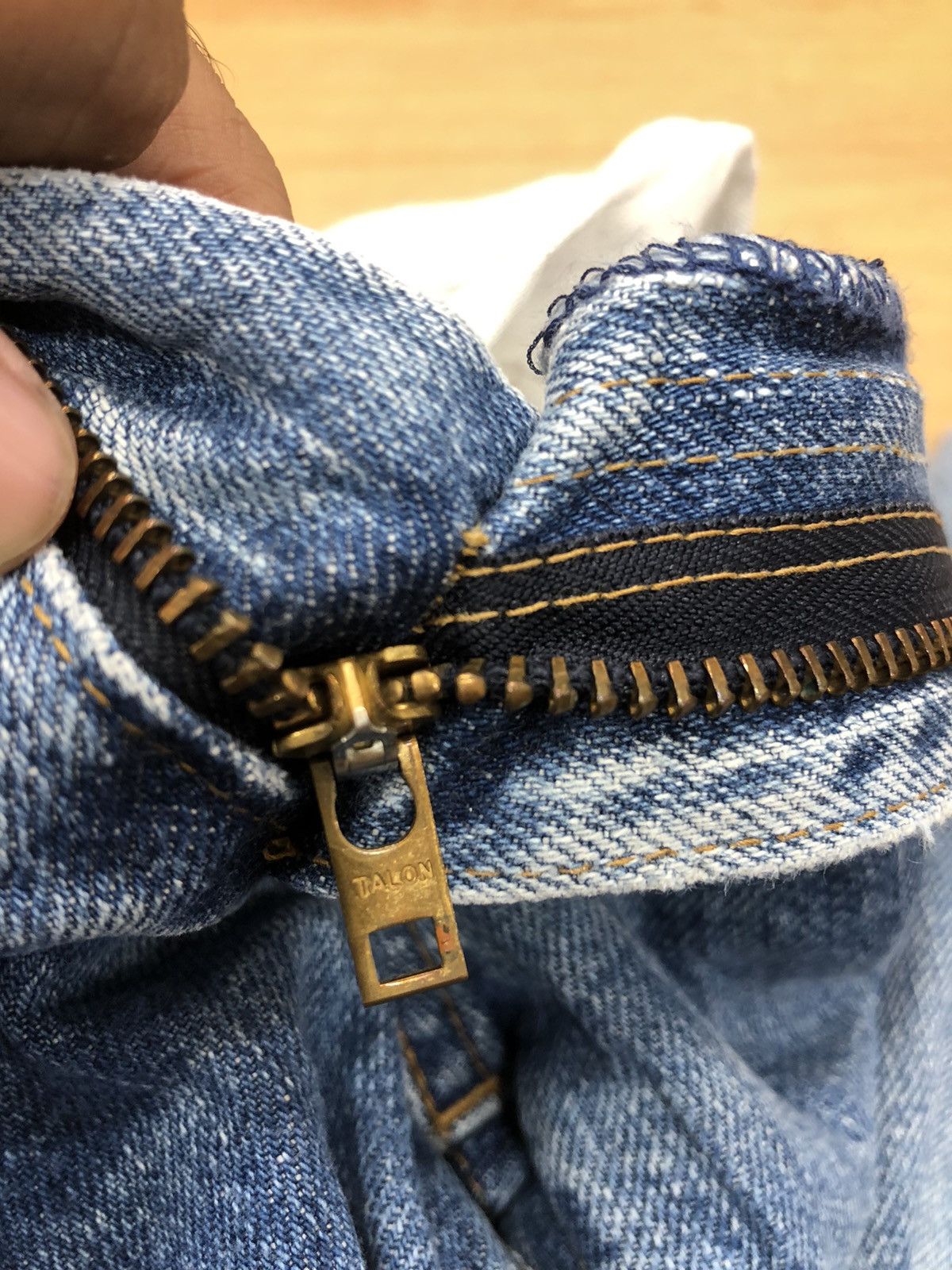 Levi's vtg 90s Levi’s 502XX Big E Size US 31 - 9 Thumbnail