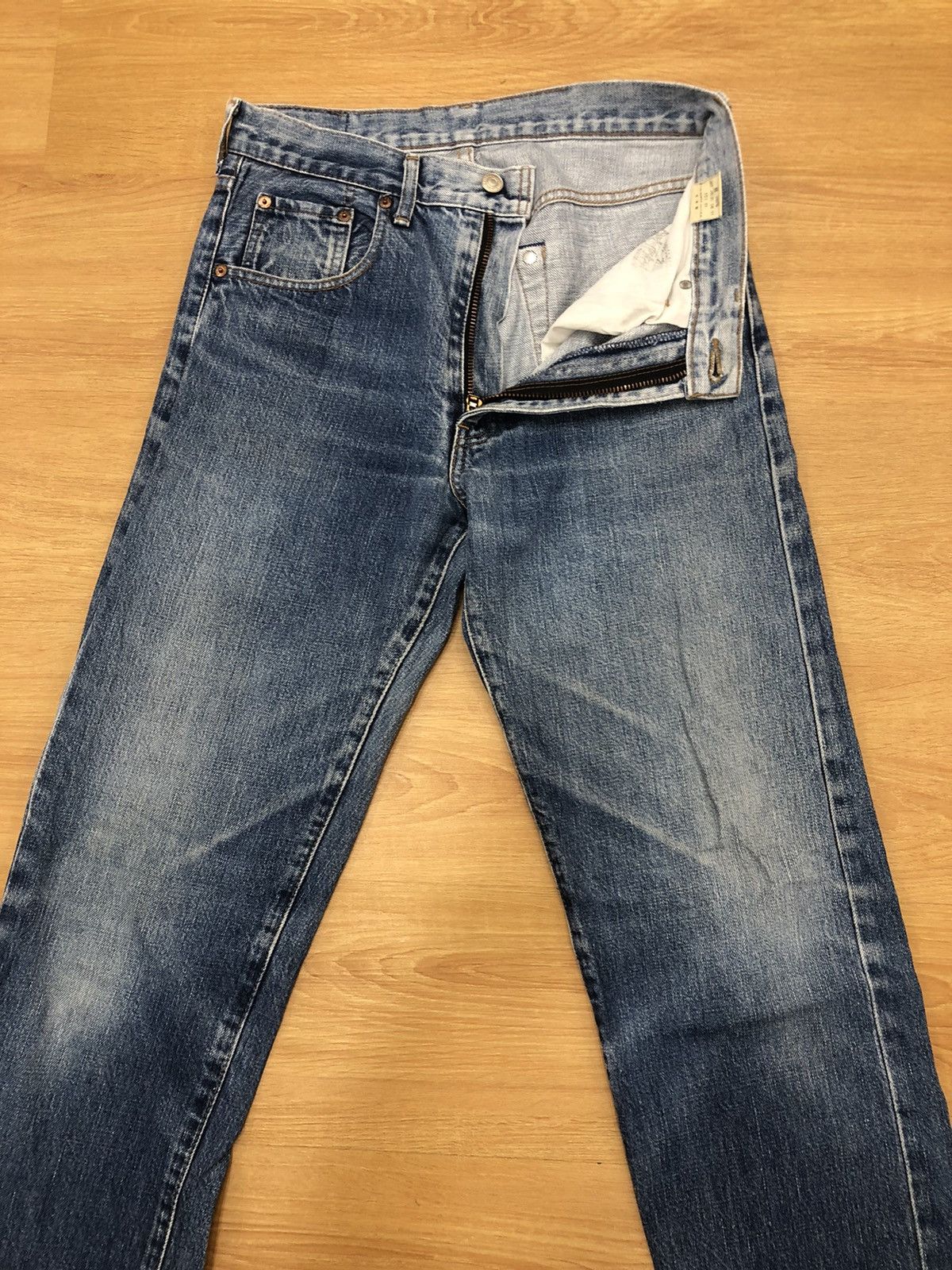 Levi's vtg 90s Levi’s 502XX Big E Size US 31 - 3 Thumbnail