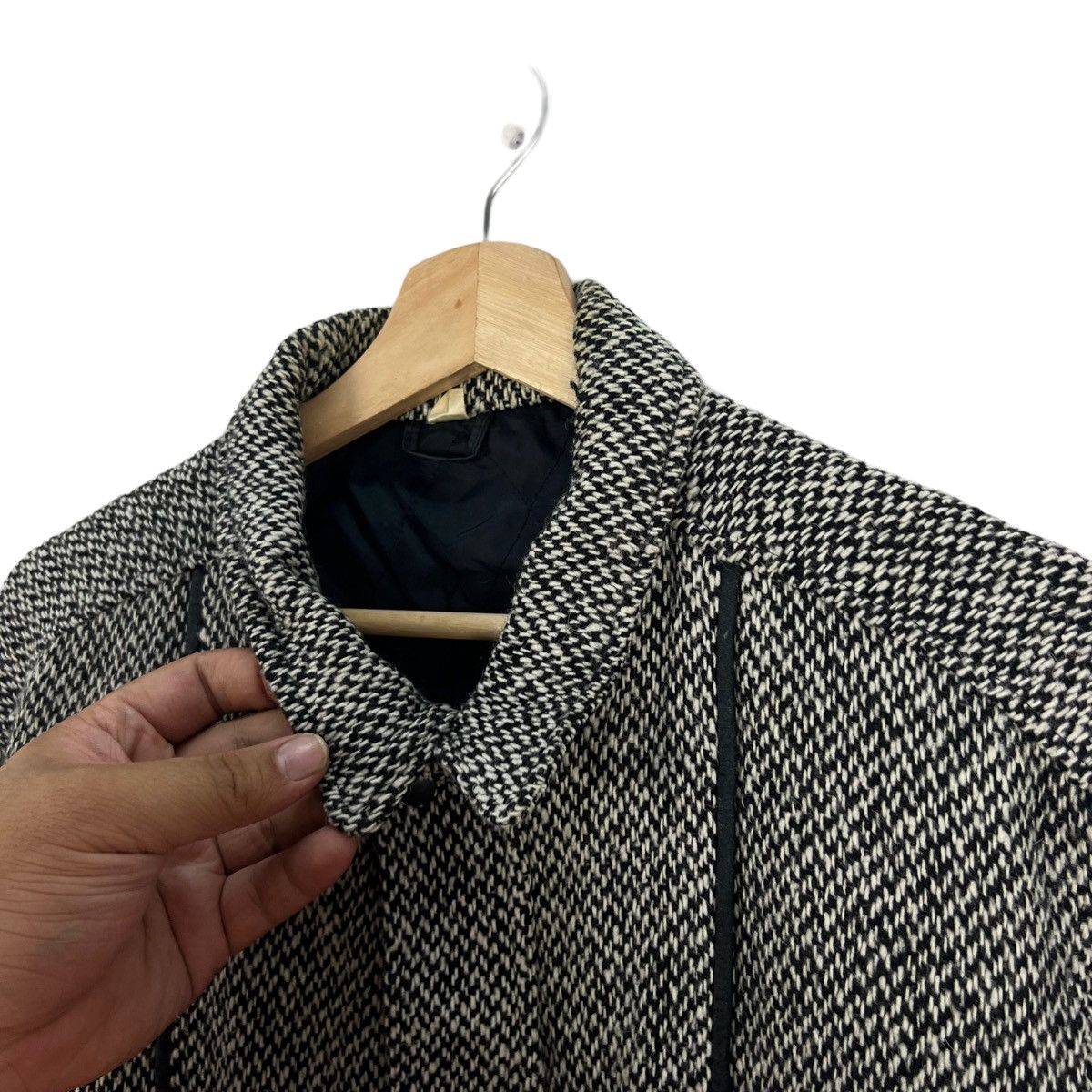 Japanese Brand VINTAGE BOMBER WOOL JACKET JAPAN HERRINGBONE SURVIVAL STYLE Size US M / EU 48-50 / 2 - 7 Thumbnail