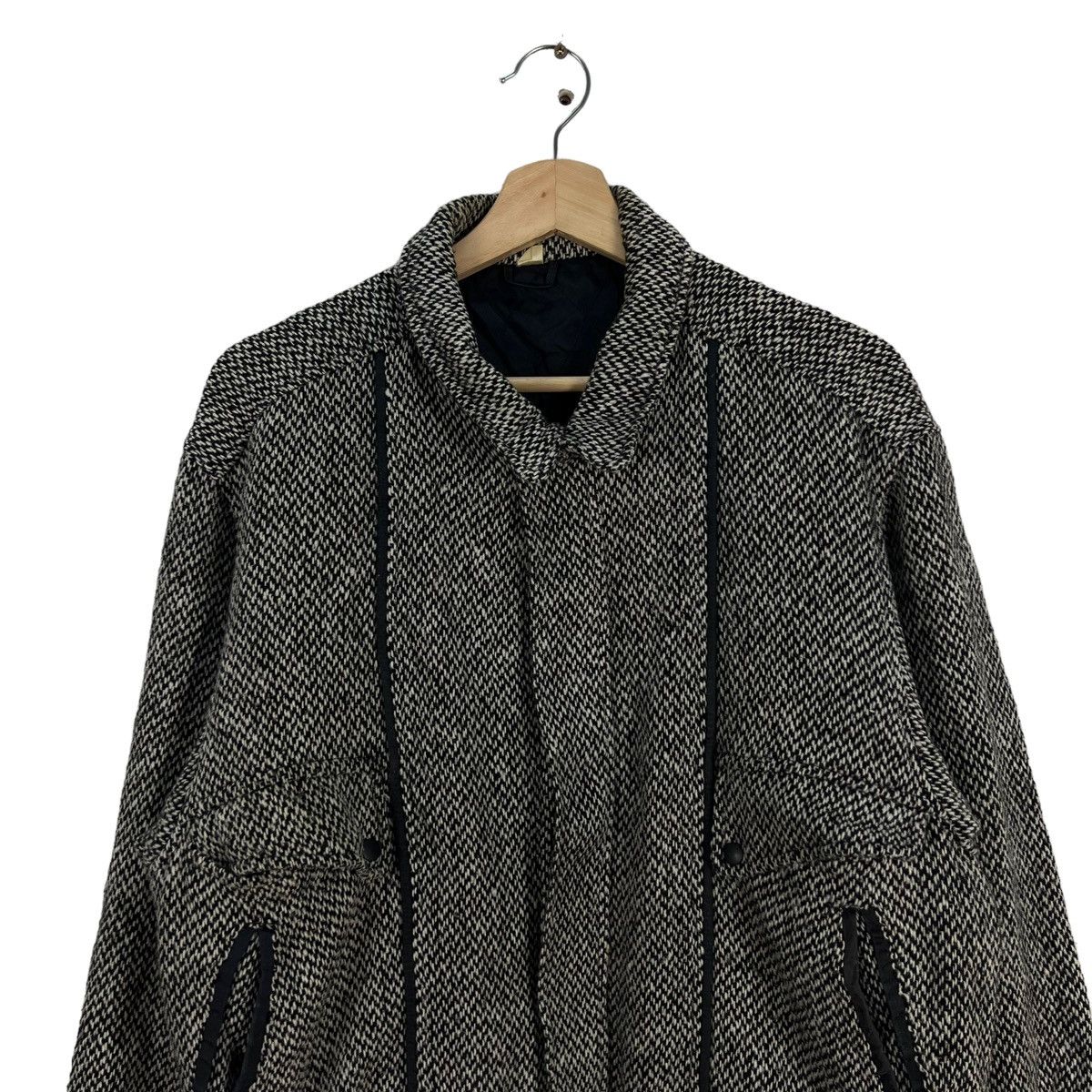 Japanese Brand VINTAGE BOMBER WOOL JACKET JAPAN HERRINGBONE SURVIVAL STYLE Size US M / EU 48-50 / 2 - 3 Thumbnail