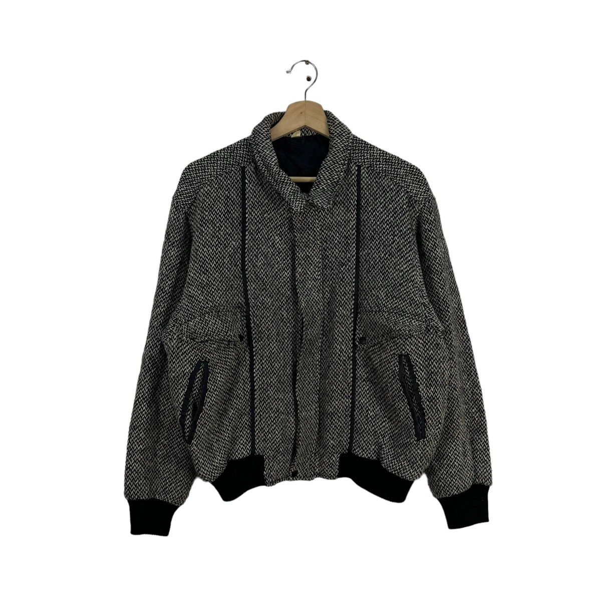 Japanese Brand VINTAGE BOMBER WOOL JACKET JAPAN HERRINGBONE SURVIVAL STYLE Size US M / EU 48-50 / 2 - 1 Thumbnail