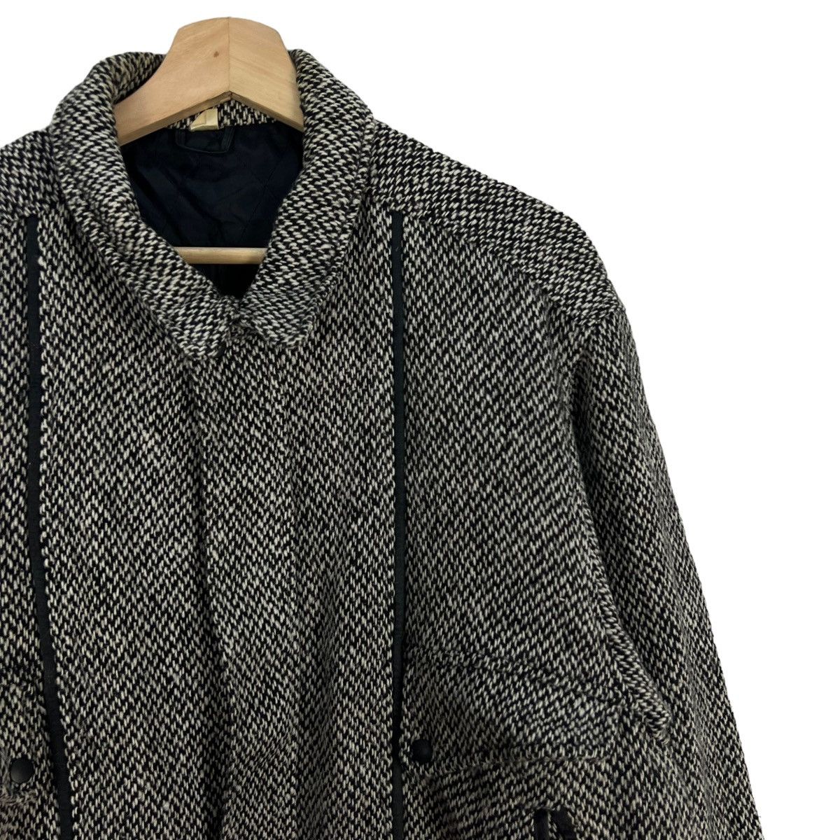 Japanese Brand VINTAGE BOMBER WOOL JACKET JAPAN HERRINGBONE SURVIVAL STYLE Size US M / EU 48-50 / 2 - 5 Thumbnail