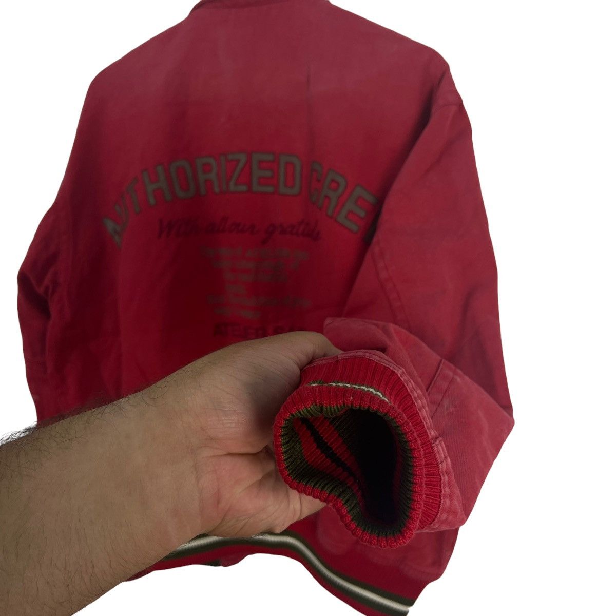 Japanese Brand VINTAGE REVERSIBLE BOMBER JACKET ATELIER SAB BIG LOGO Size US M / EU 48-50 / 2 - 8 Thumbnail