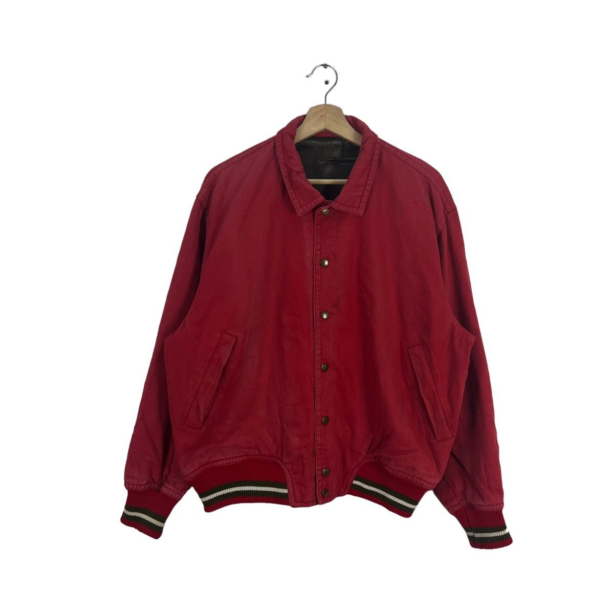 Japanese Brand VINTAGE REVERSIBLE BOMBER JACKET ATELIER SAB BIG LOGO Size US M / EU 48-50 / 2 - 2 Thumbnail