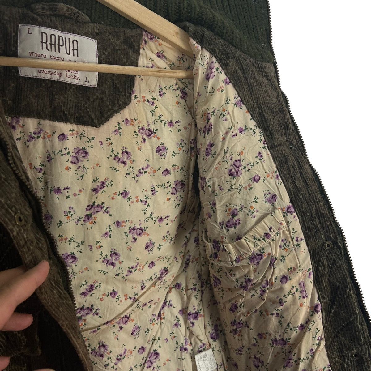 Japanese Brand VINTAGE RAPUA QUILTED JACKET MOUNTAIN STYLE WEAR Size L / US 10 / IT 46 - 9 Thumbnail
