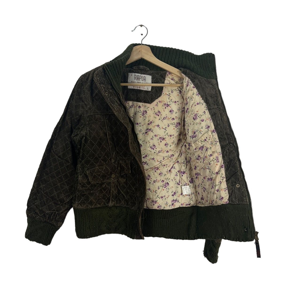 Japanese Brand VINTAGE RAPUA QUILTED JACKET MOUNTAIN STYLE WEAR Size L / US 10 / IT 46 - 8 Thumbnail