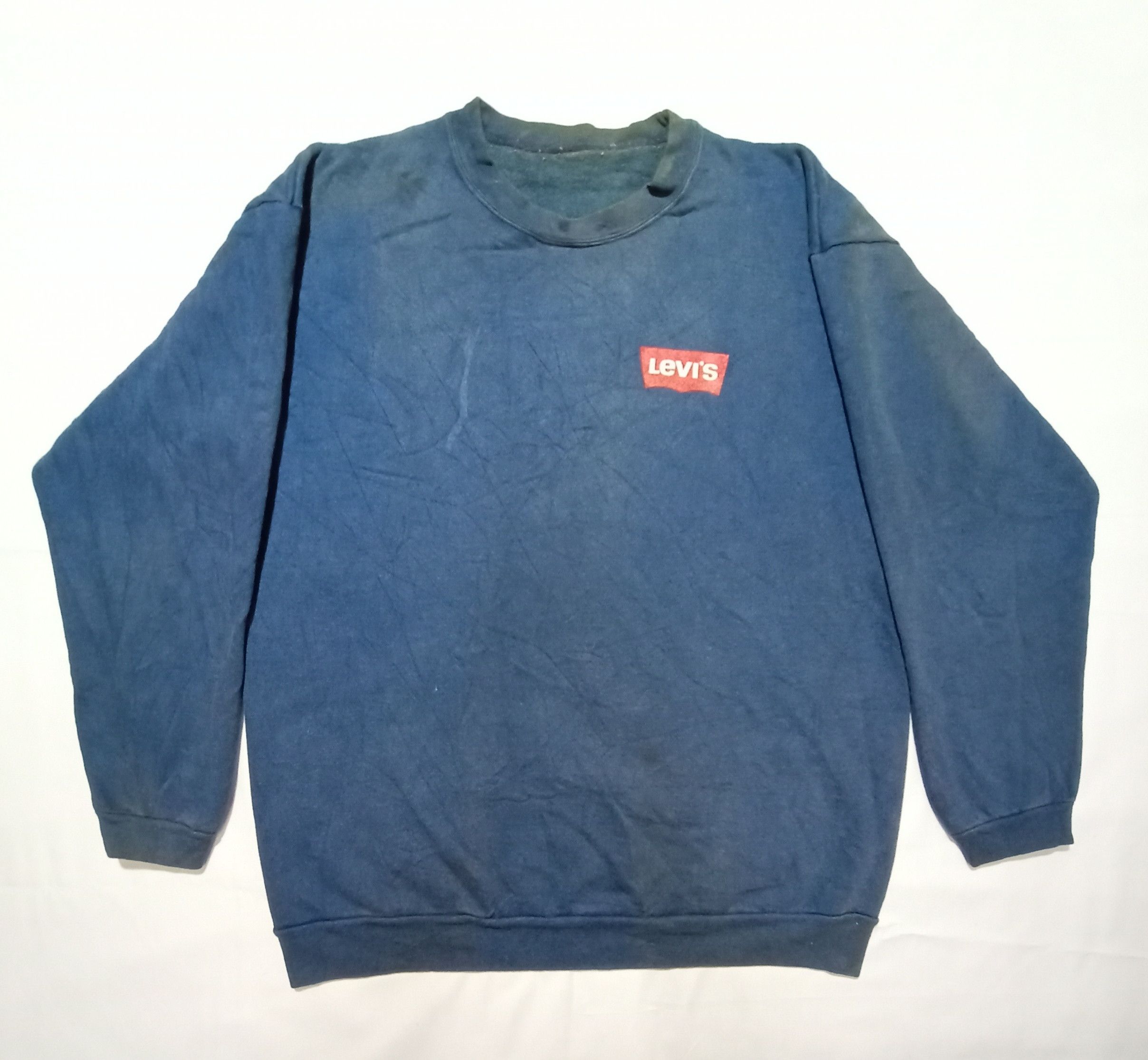 Designer × Levi's LEVI'S Blue Sweatshirt Spell Out Logo Size US M / EU 48-50 / 2 - 1 Thumbnail