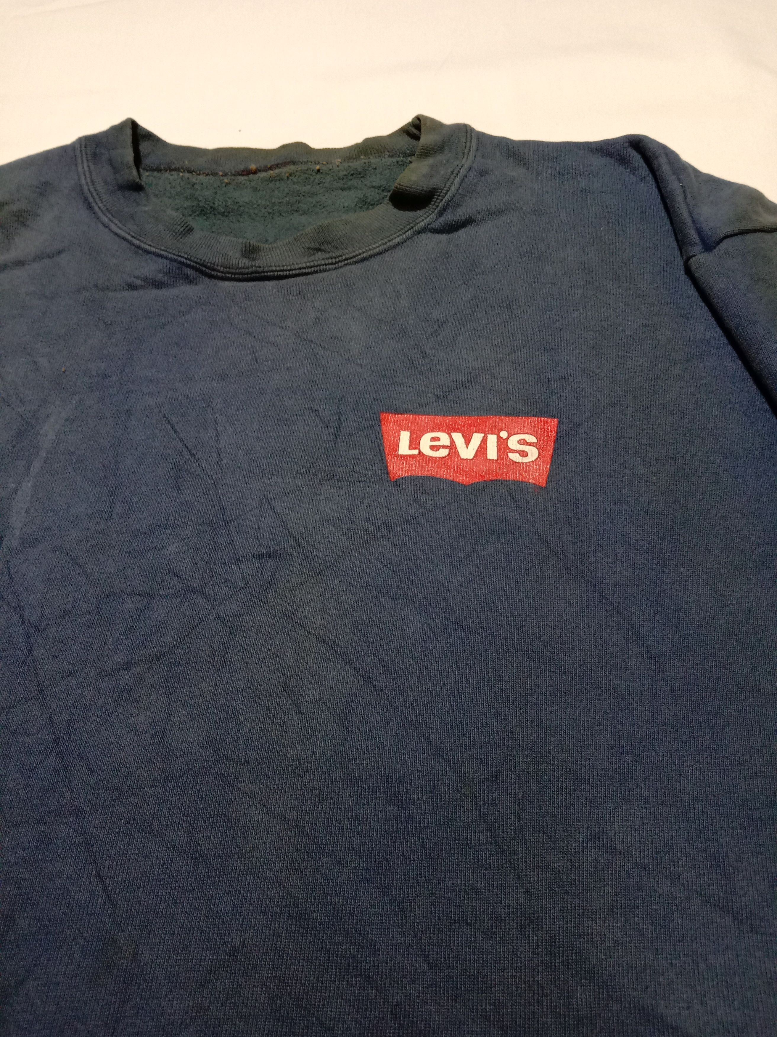 Designer × Levi's LEVI'S Blue Sweatshirt Spell Out Logo Size US M / EU 48-50 / 2 - 2 Thumbnail