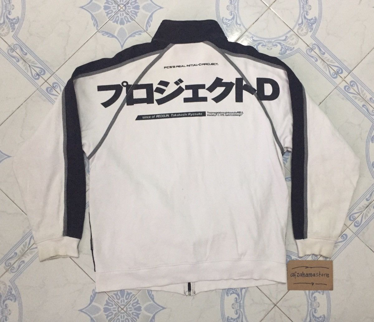 Anime Project D Anime Initial D Zipper Sweater Jacket Size US M / EU 48-50 / 2 - 12 Thumbnail