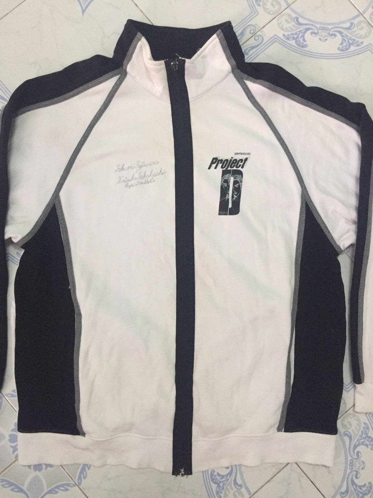 Anime Project D Anime Initial D Zipper Sweater Jacket Size US M / EU 48-50 / 2 - 4 Thumbnail