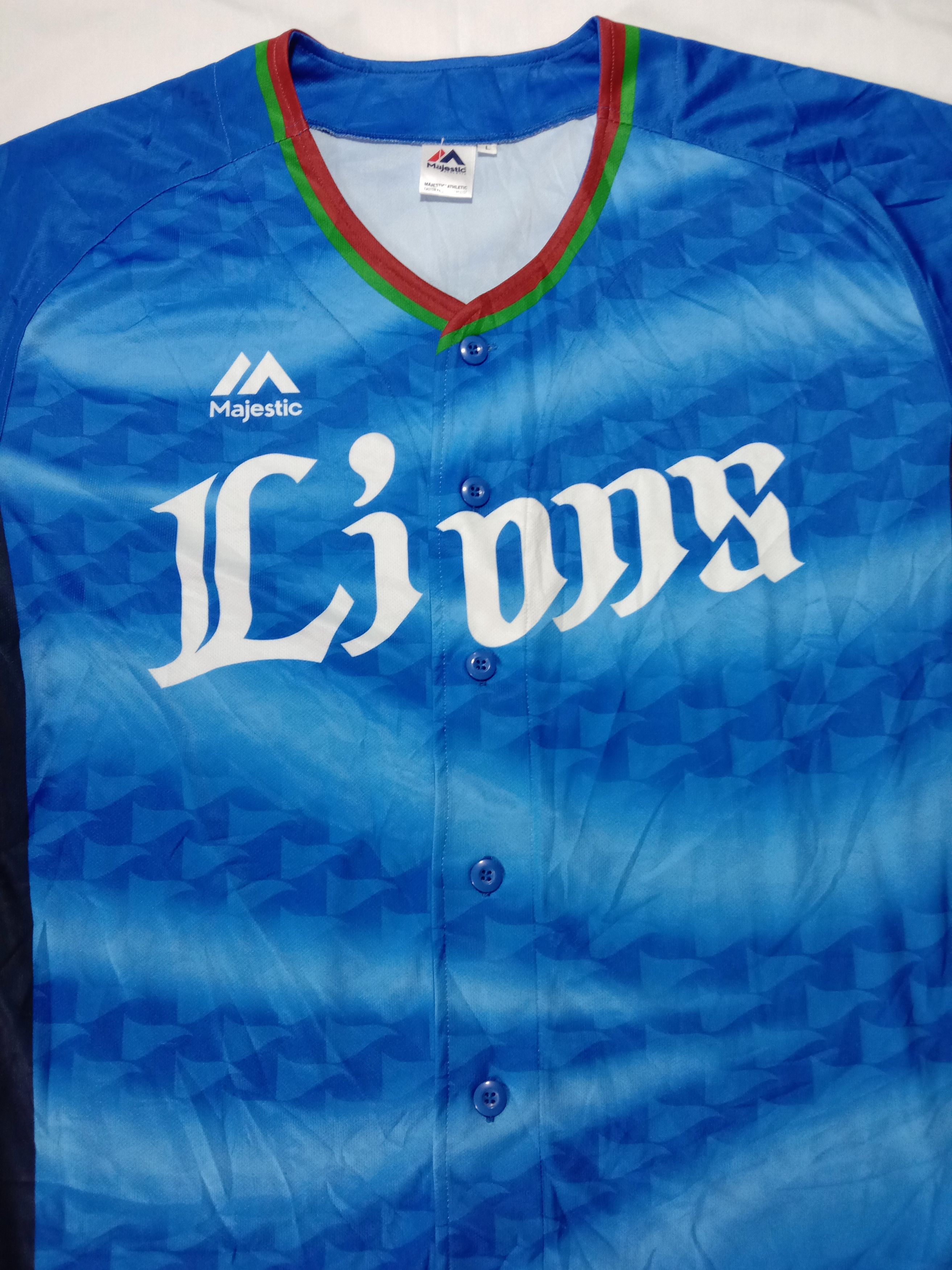 Majestic Vintage Majestic Athletic Seibu Lions Baseball Jersey Size US L / EU 52-54 / 3 - 3 Thumbnail