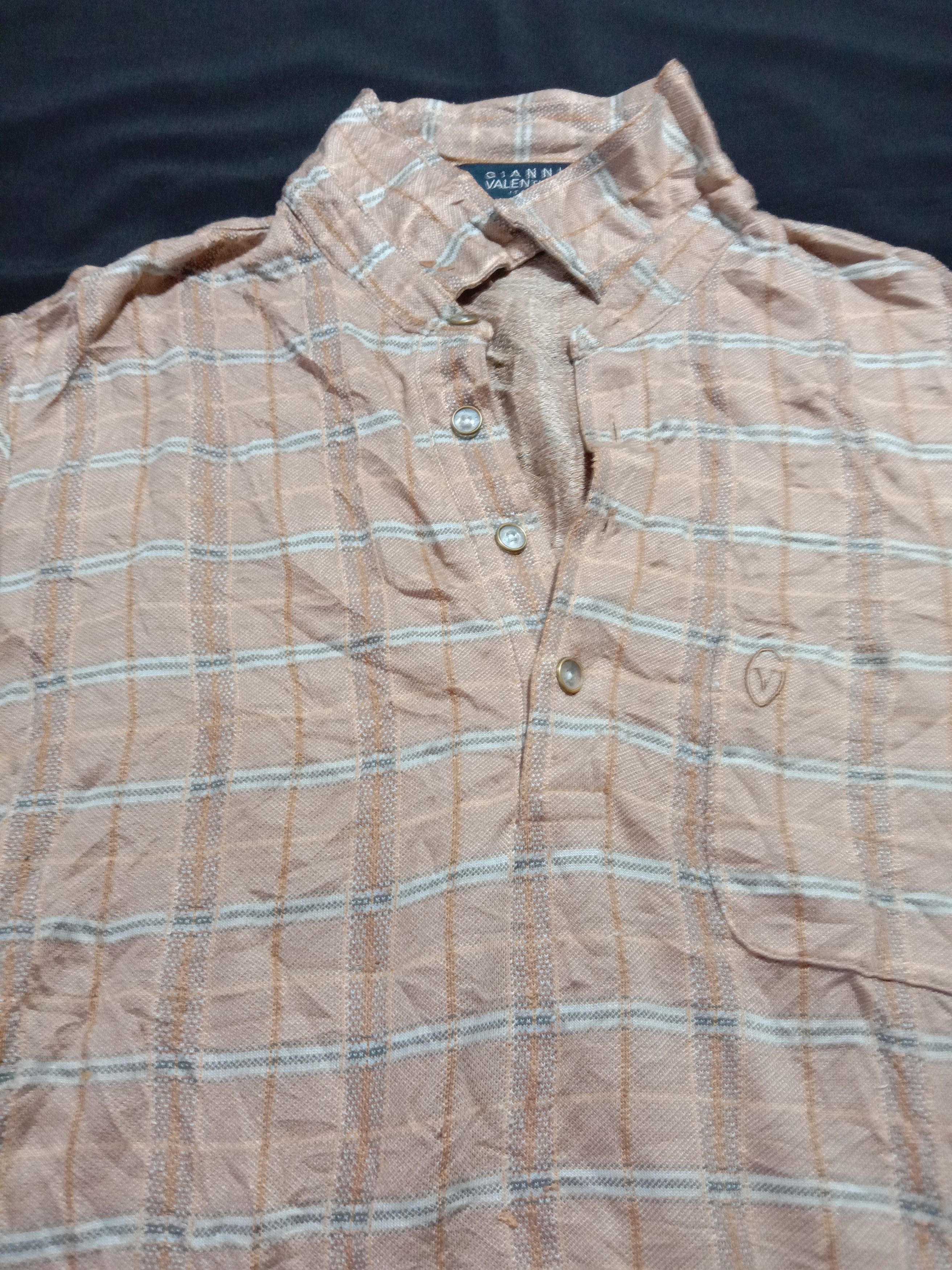 Valentino × Vintage Vintage Gianni Valentino polo long sleeve embroidered Logo Size US S / EU 44-46 / 1 - 7 Thumbnail