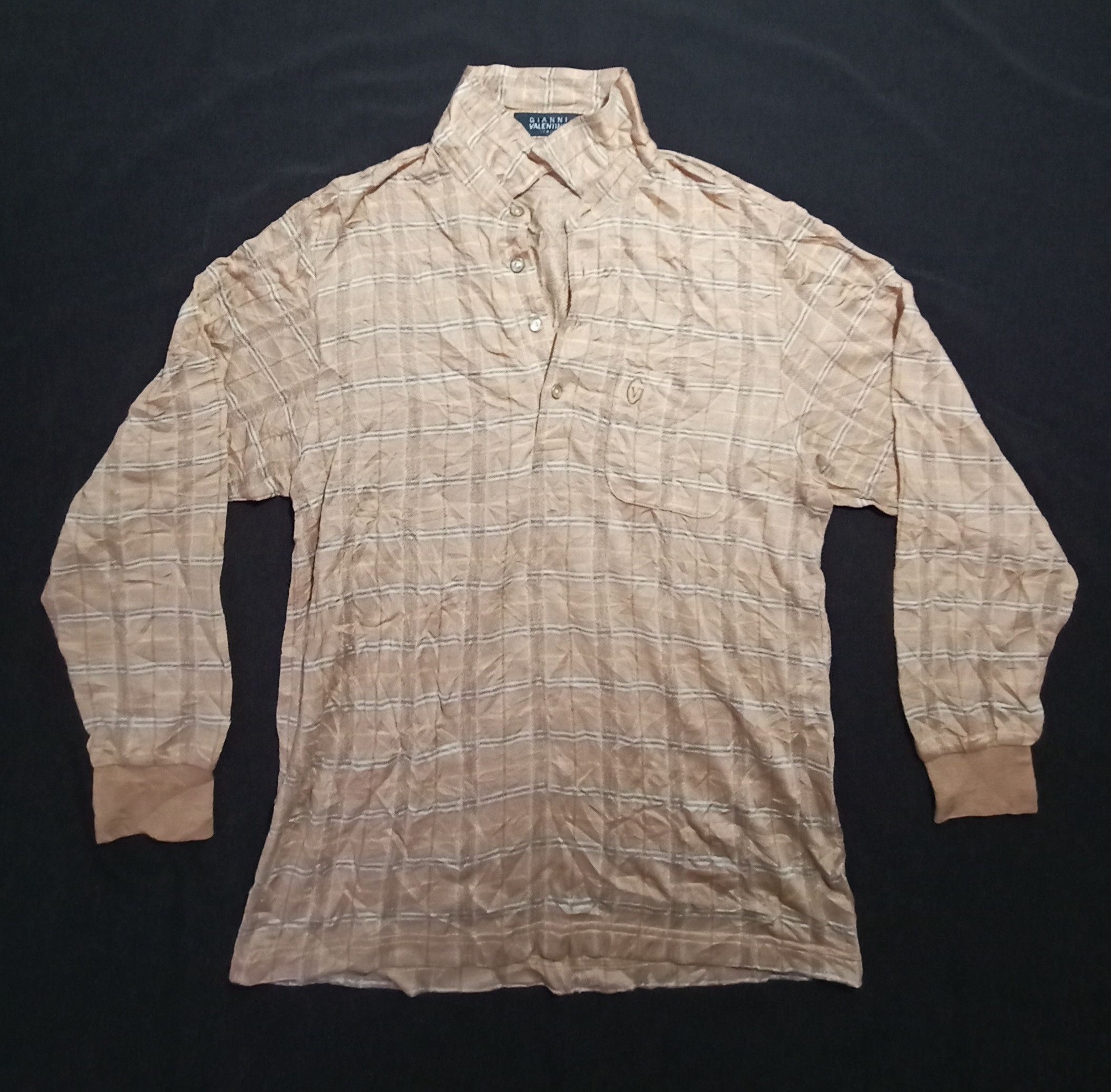 Valentino × Vintage Vintage Gianni Valentino polo long sleeve embroidered Logo Size US S / EU 44-46 / 1 - 1 Thumbnail