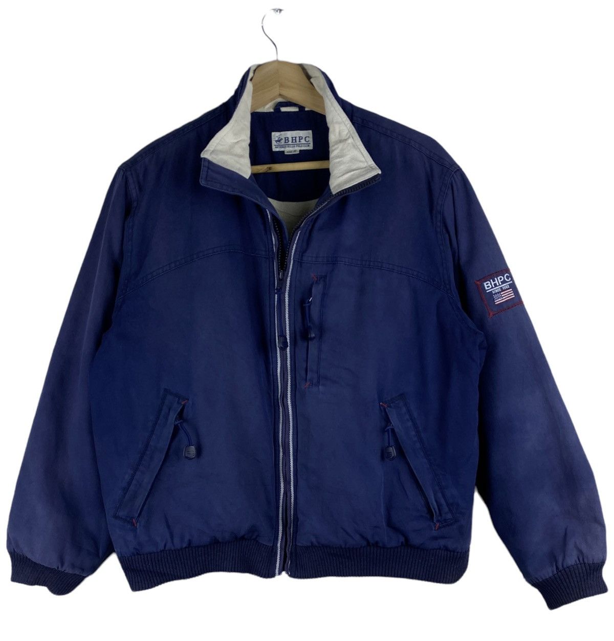 Beverly Hills Polo Club GONE 🔥 Vintage Beverly Hills Polo Club Zip Up Bomber Jacket Size US M / EU 48-50 / 2 - 1 Thumbnail