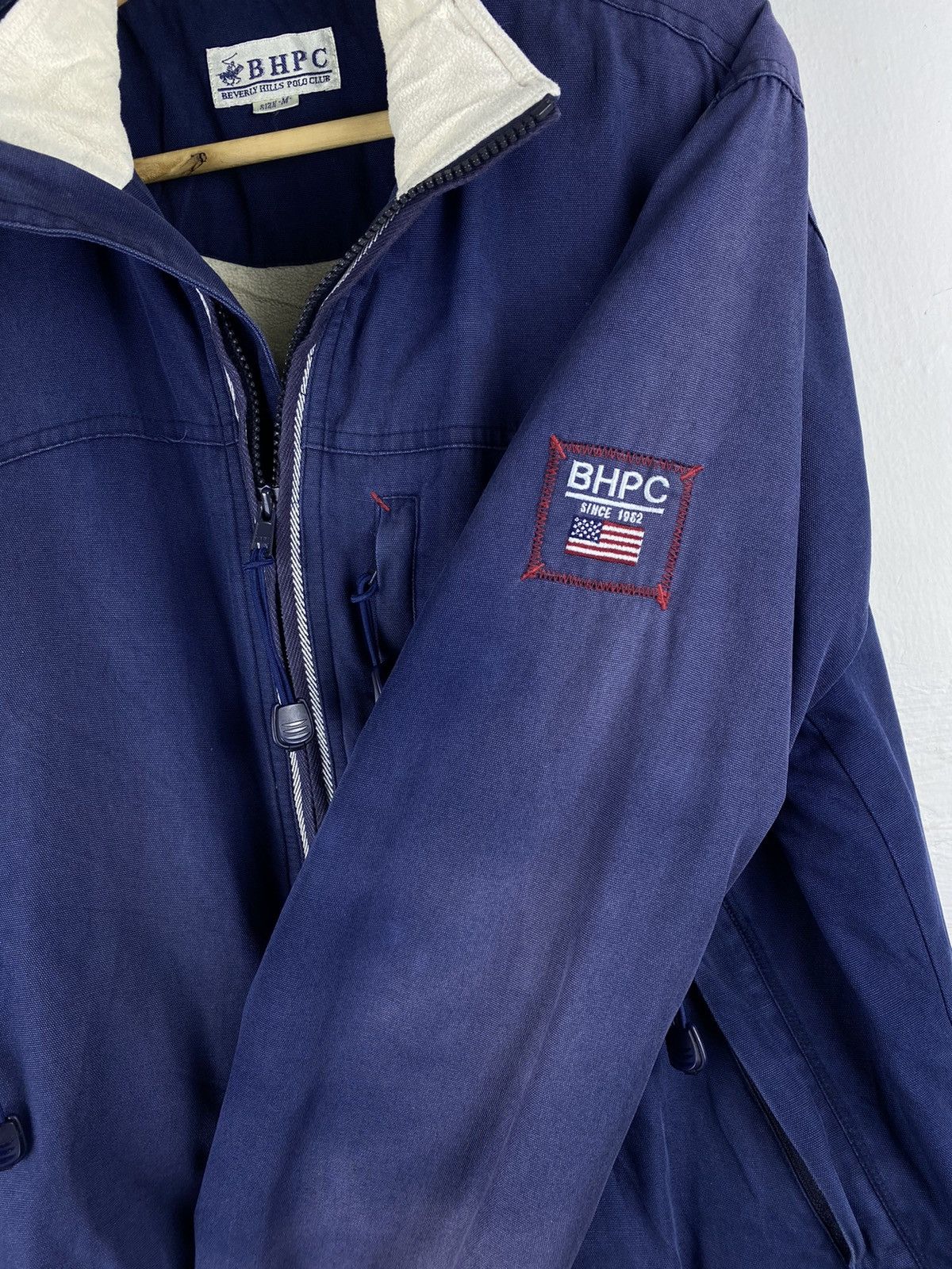 Beverly Hills Polo Club GONE 🔥 Vintage Beverly Hills Polo Club Zip Up Bomber Jacket Size US M / EU 48-50 / 2 - 9 Thumbnail