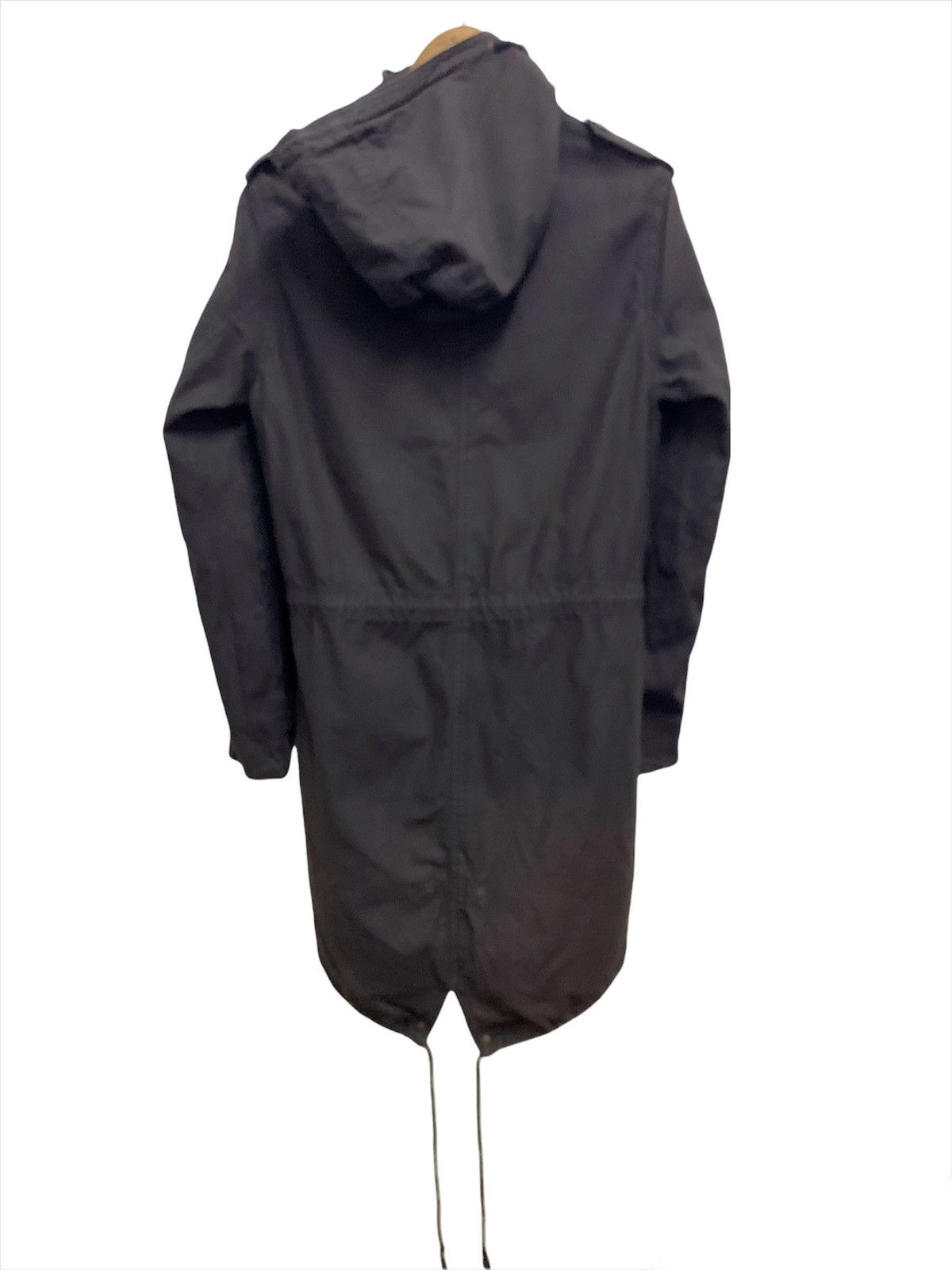 Parka London The Soloist “Anti War” Embroidered FishTail Black Wash Parka Size US M / EU 48-50 / 2 - 6 Thumbnail
