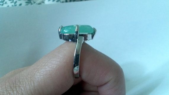 Jewelry Green Jade Ring - size 6.5 Size ONE SIZE - 2 Thumbnail