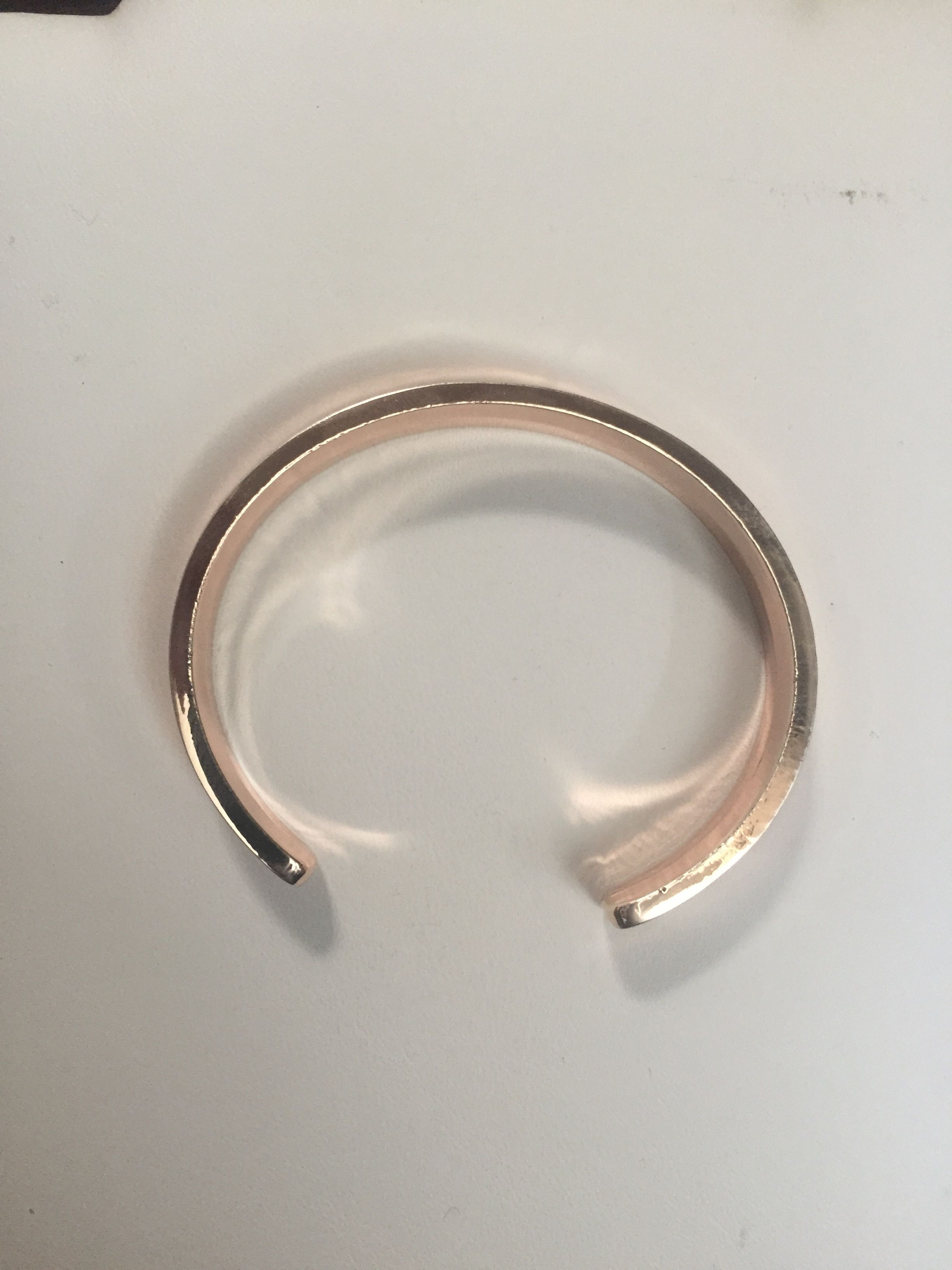 Jewelry Rose Gold Open Back Bangle Size ONE SIZE - 2 Thumbnail