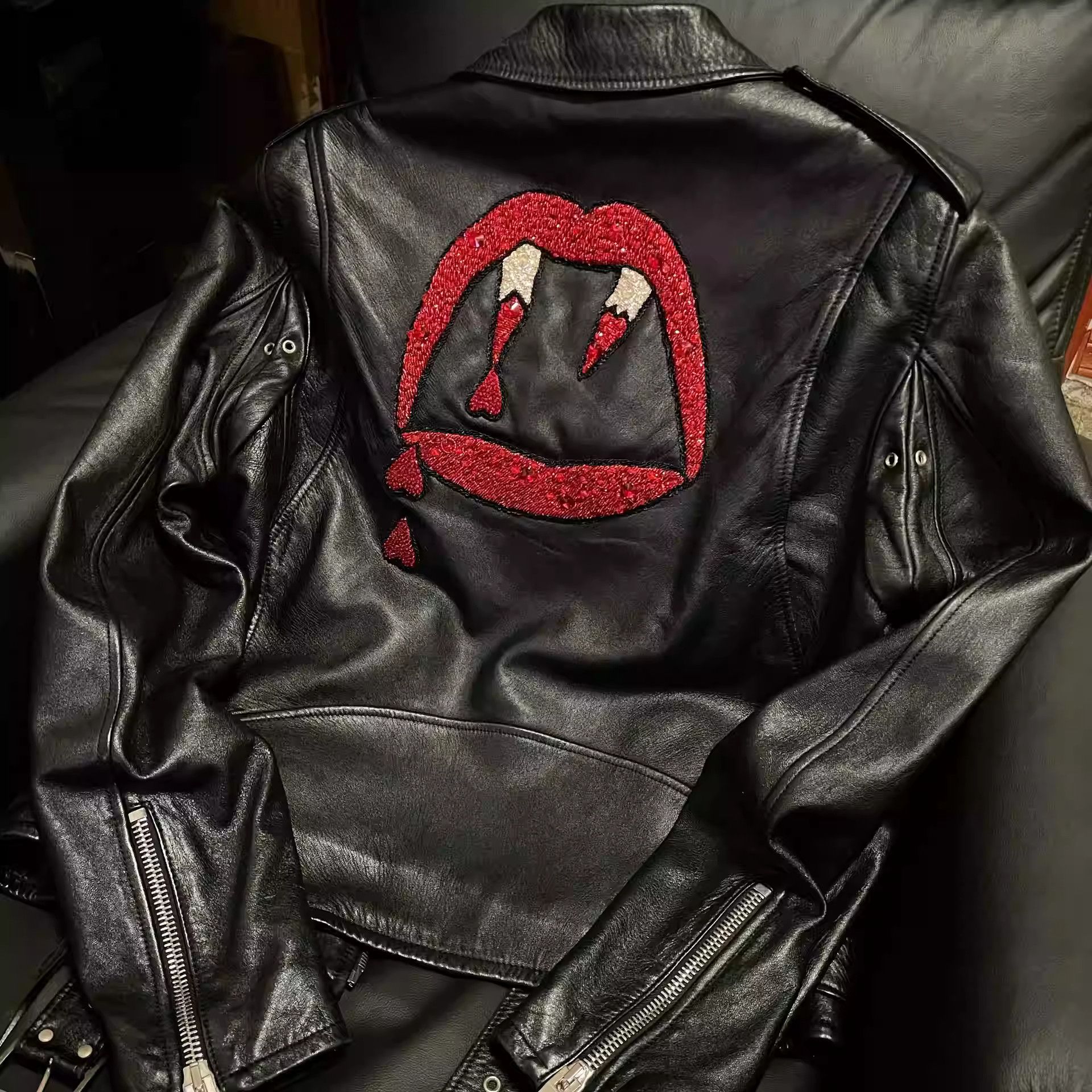 Saint Laurent Paris Saint Laurent Bloodtooth Leather Jacket Size US M / EU 48-50 / 2 - 1 Thumbnail