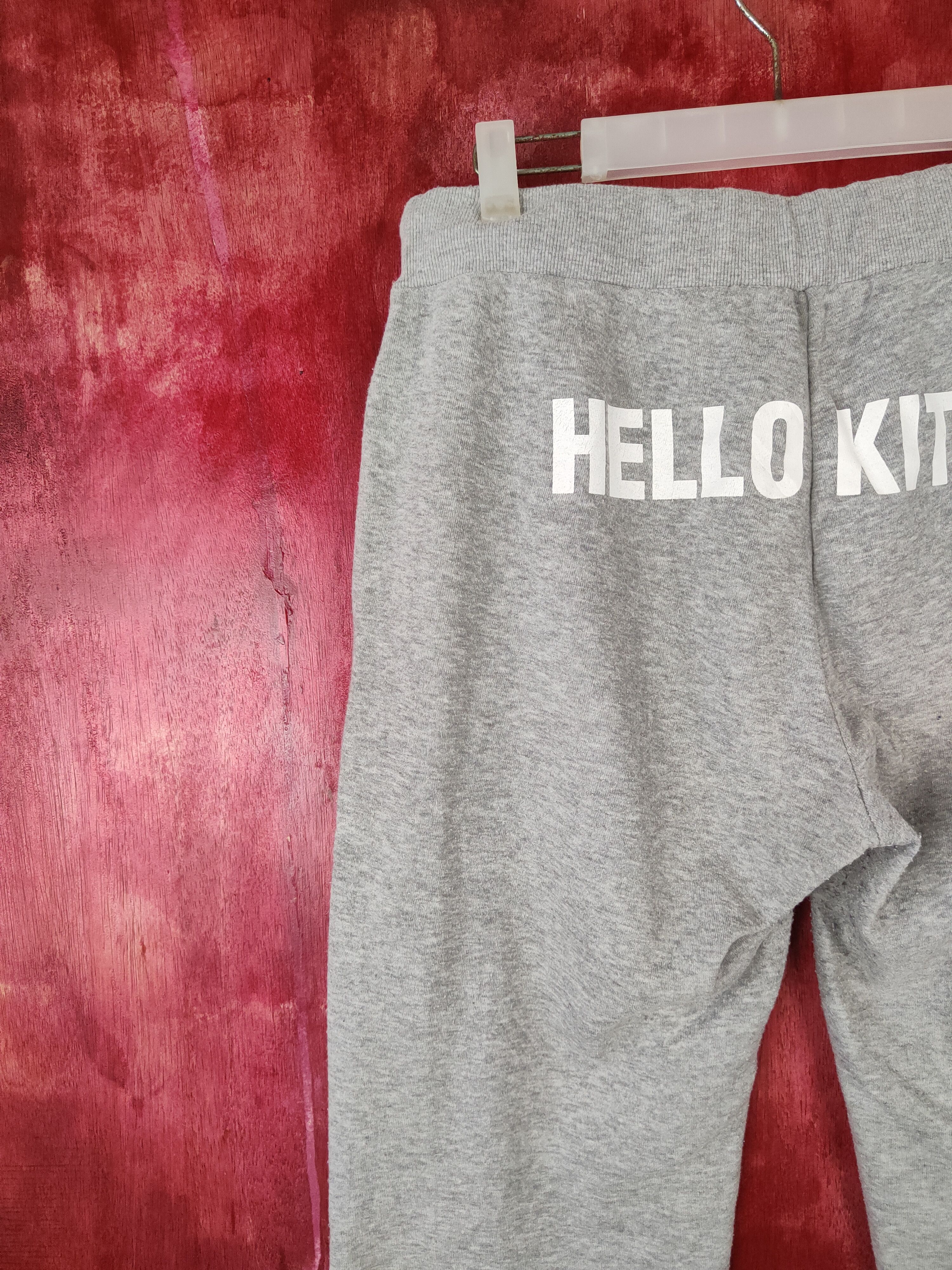 Anime × Japanese Brand Hello Kitty Gray vintage Sweatpants #S565 Size 34" / US 12 / IT 48 - 3 Thumbnail