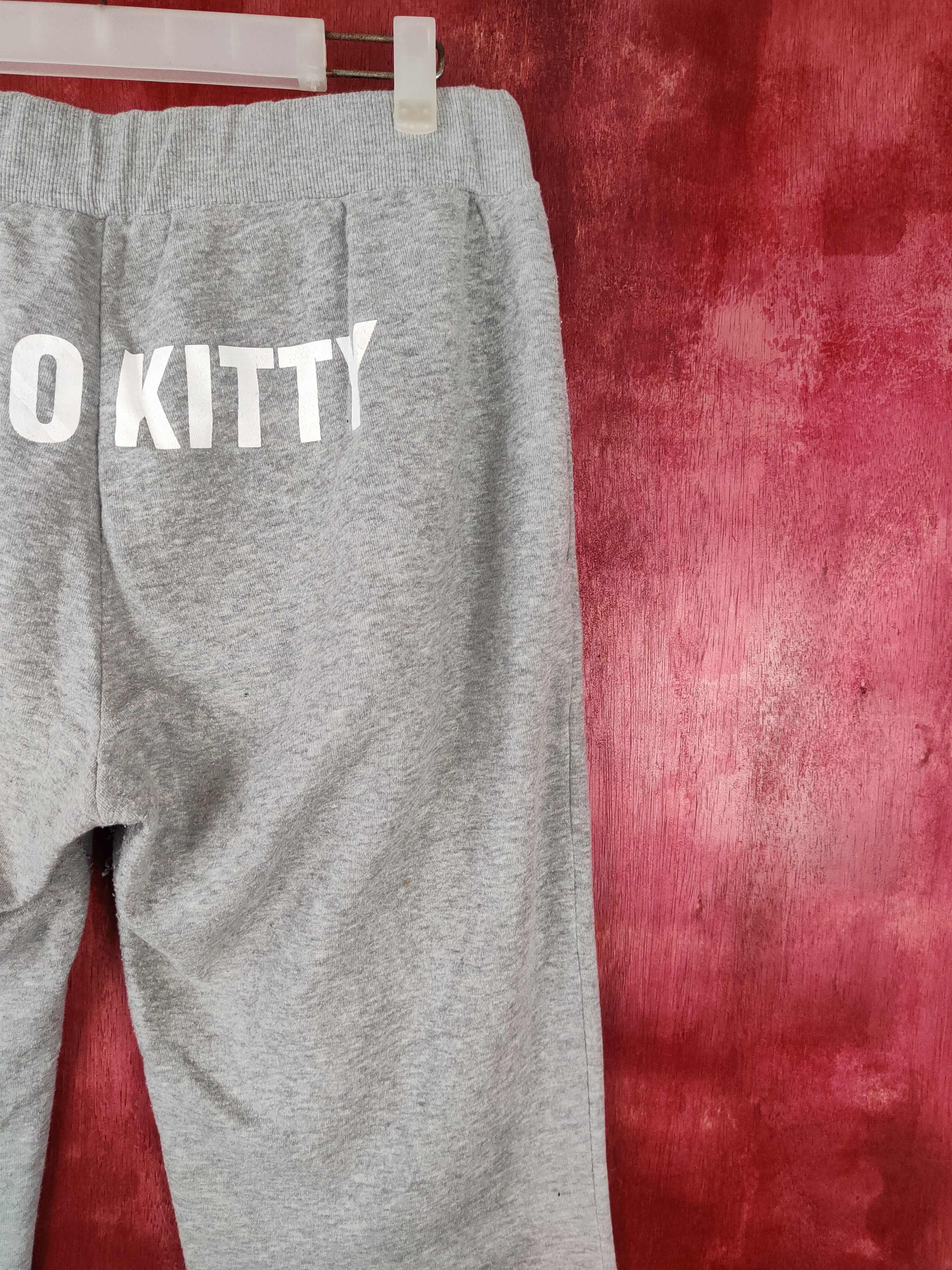 Anime × Japanese Brand Hello Kitty Gray vintage Sweatpants #S565 Size 34" / US 12 / IT 48 - 5 Thumbnail