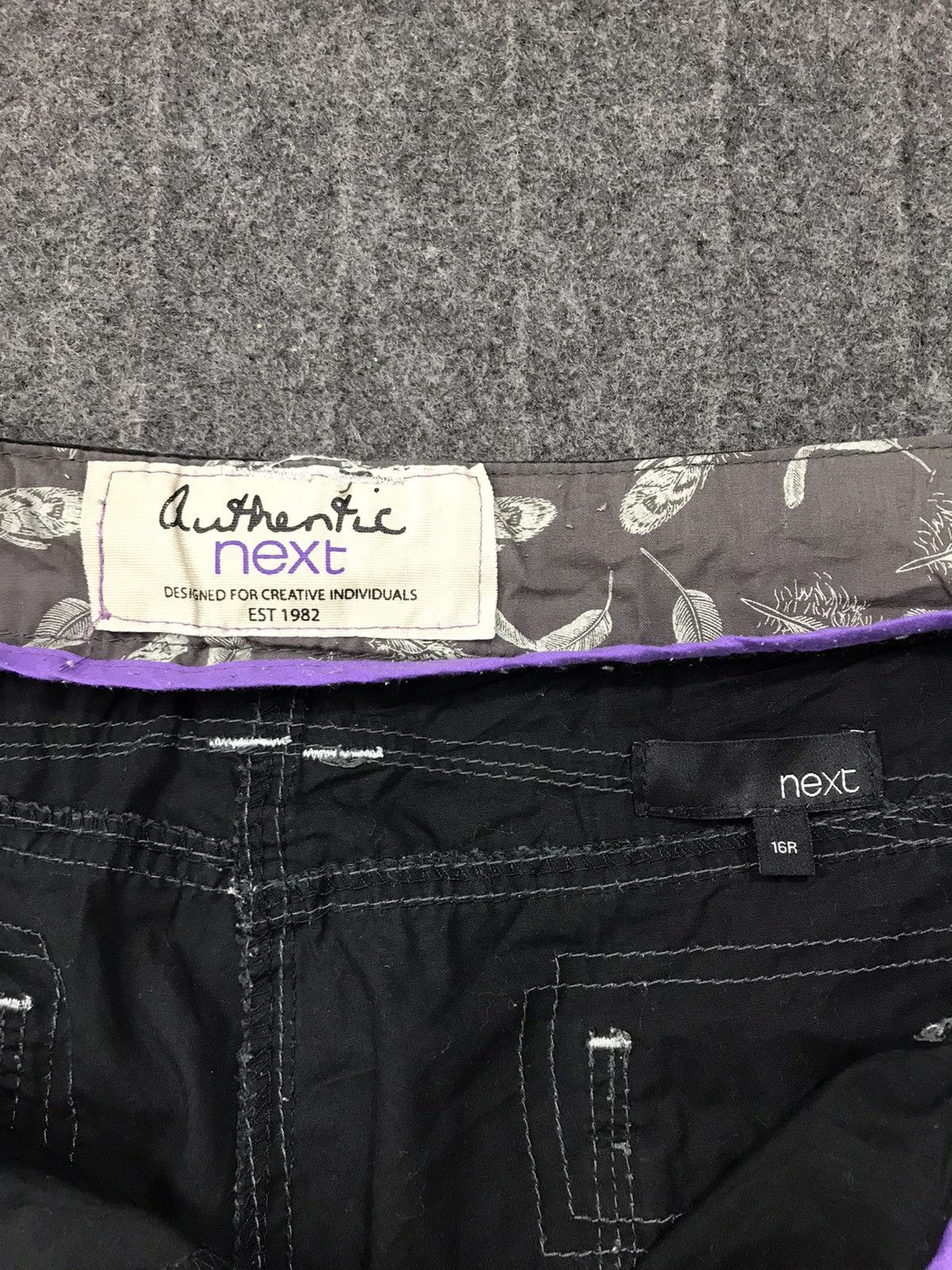 Japanese Brand × Vintage Vintage Next Japanese Brand Black Cargo Pant Multi Pocket Size US 37 - 4 Thumbnail