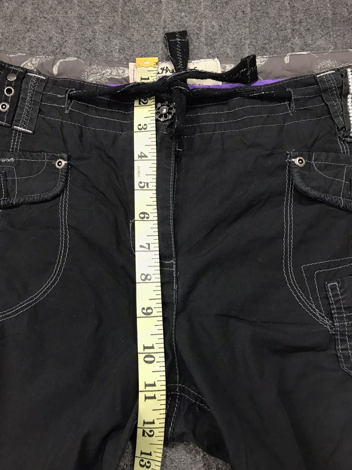 Japanese Brand × Vintage Vintage Next Japanese Brand Black Cargo Pant Multi Pocket Size US 37 - 8 Thumbnail