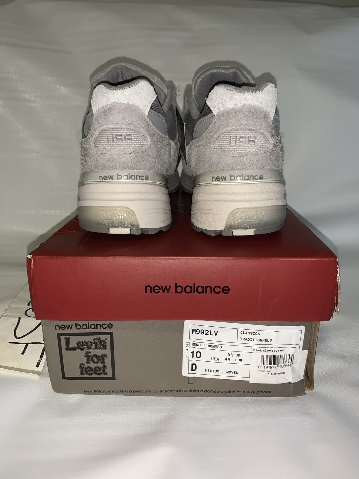 Levi's × Levi's Vintage Clothing × New Balance New Balance/ Levi’s 992 Size US 10 / EU 43 - 11 Thumbnail
