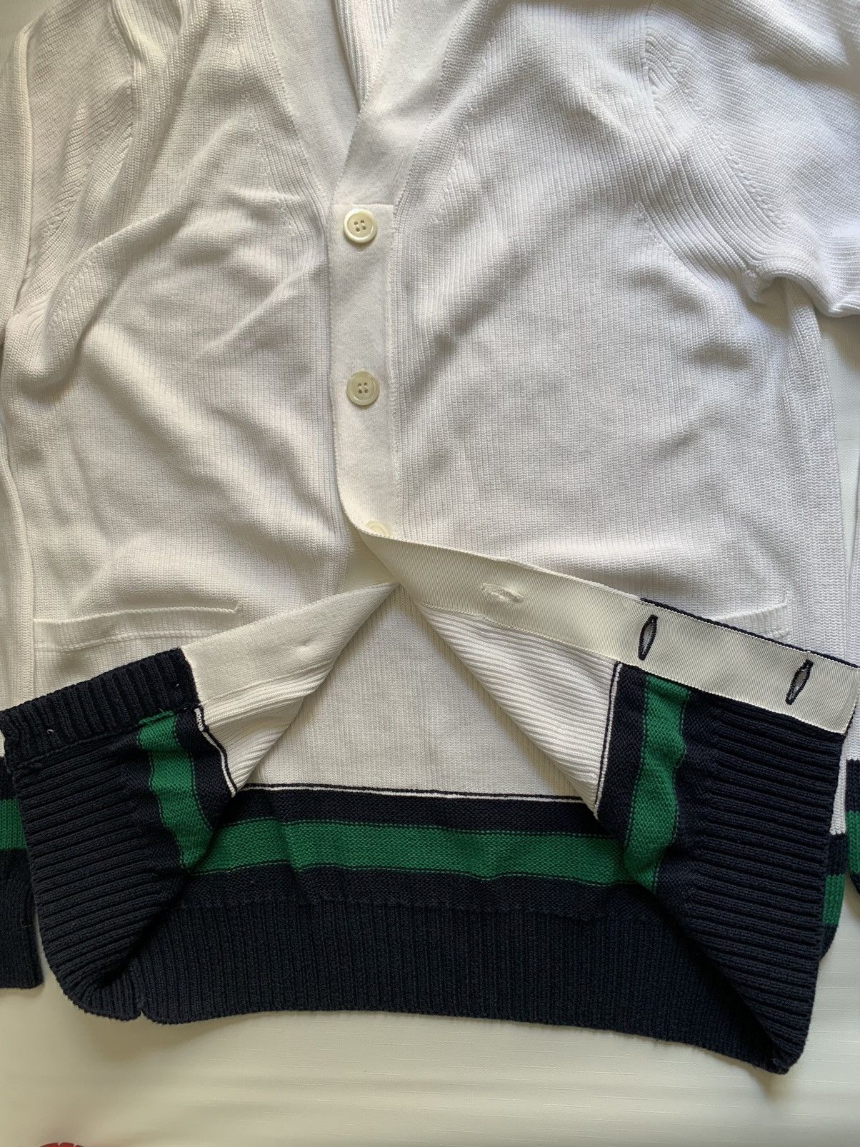 Sacai Stripe Cardigan Size US L / EU 52-54 / 3 - 4 Thumbnail