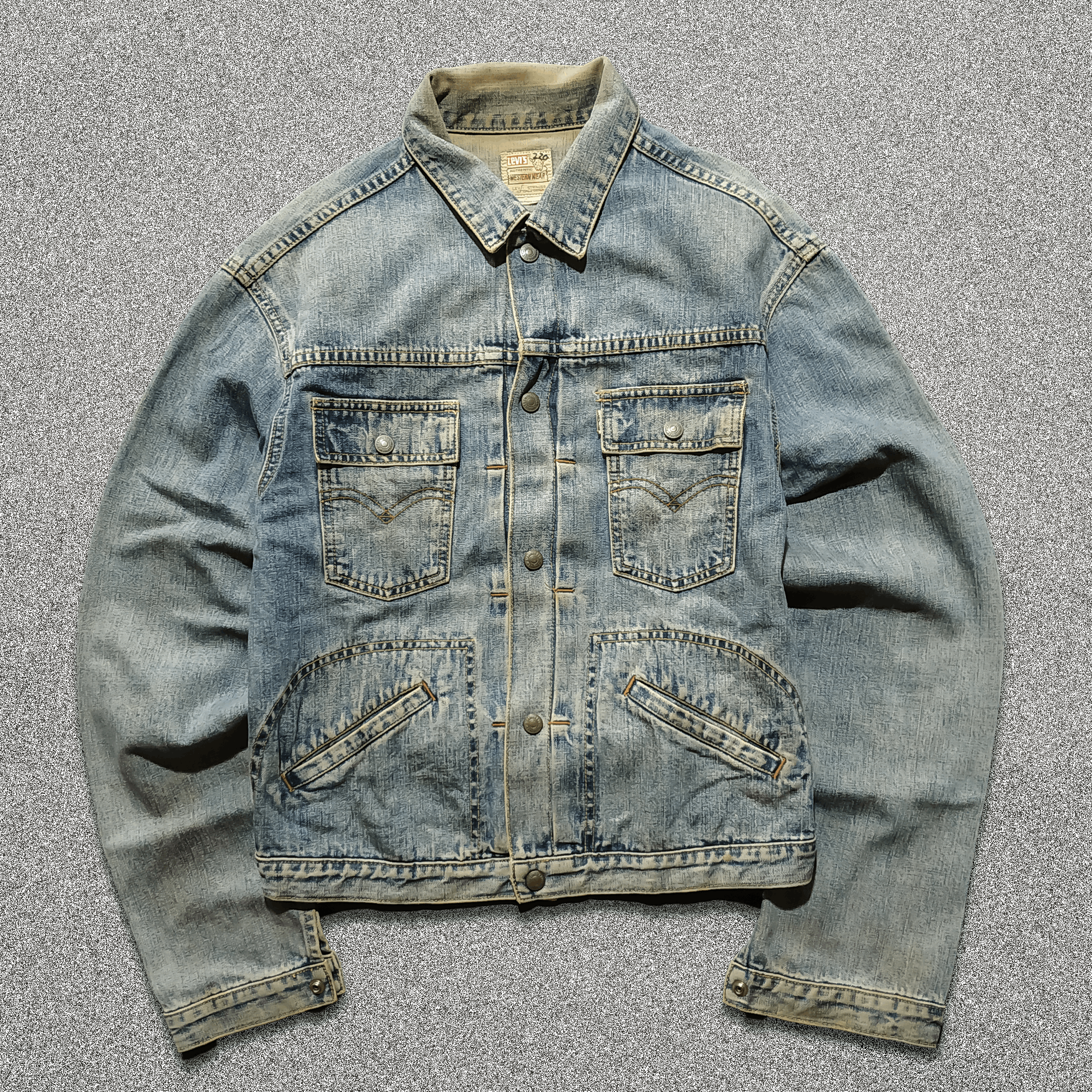 Levi's × Levi's Vintage Clothing × Vintage Vintage Levi's Western Wear Denim Jacket Size US L / EU 52-54 / 3 - 1 Thumbnail