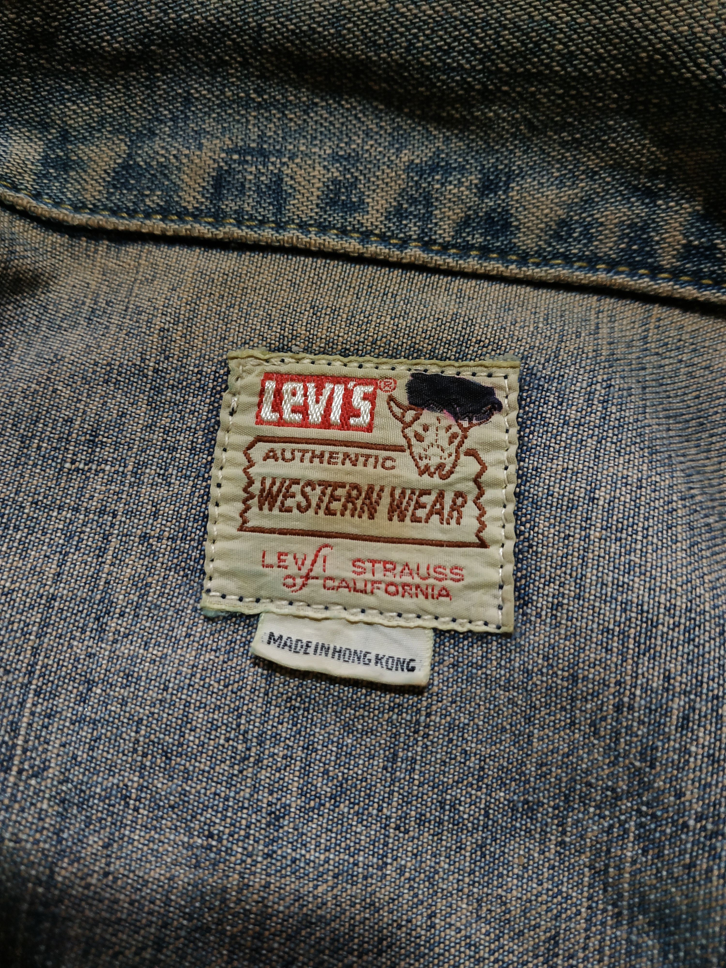 Levi's × Levi's Vintage Clothing × Vintage Vintage Levi's Western Wear Denim Jacket Size US L / EU 52-54 / 3 - 2 Thumbnail
