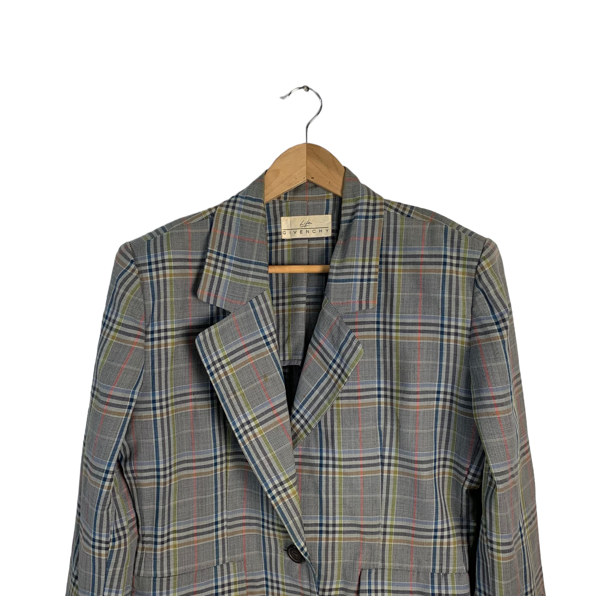 Givenchy Givenchy Life Checkered Women Jacket Size M / US 6-8 / IT 42-44 - 3 Thumbnail